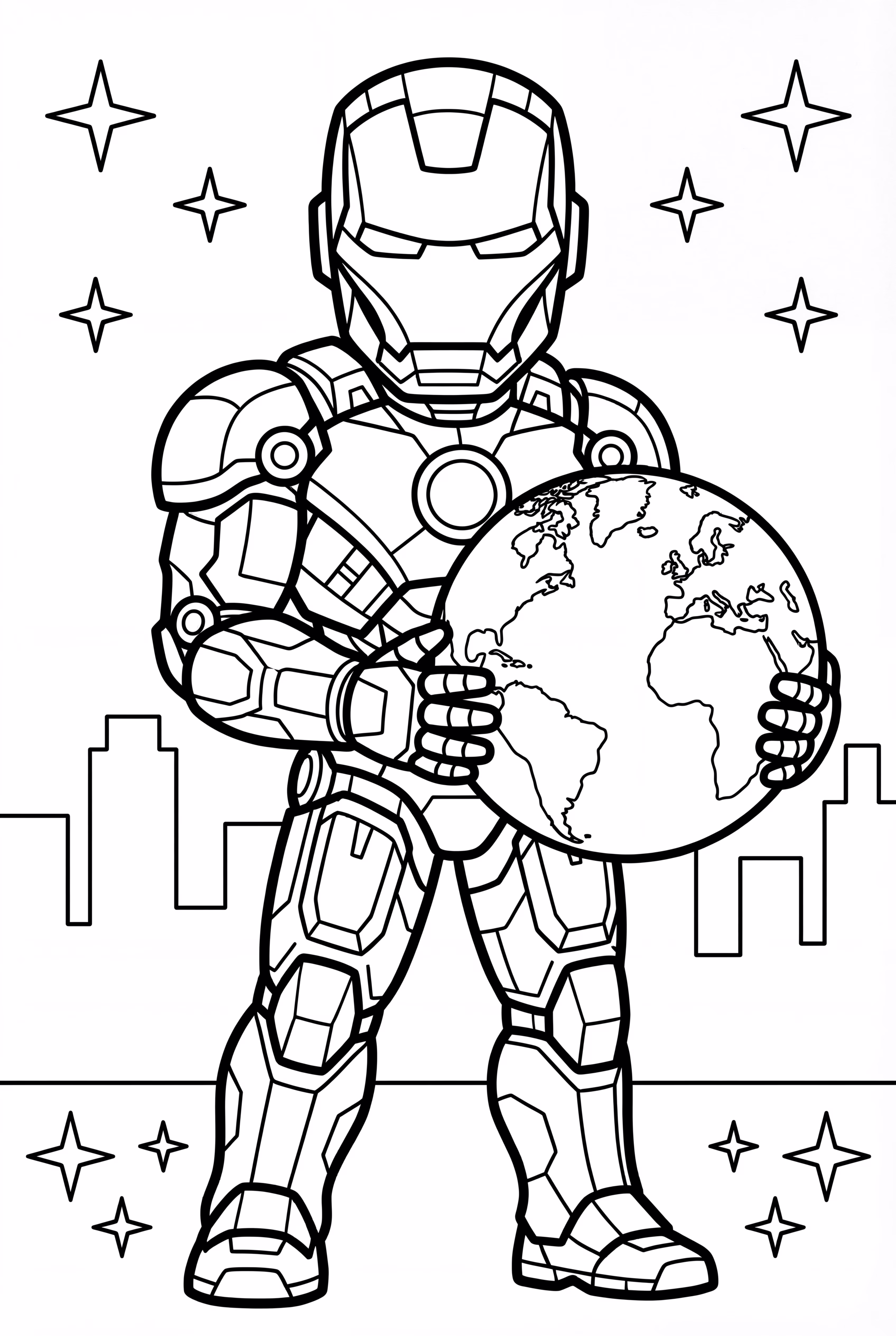 Iron Man Saving the World