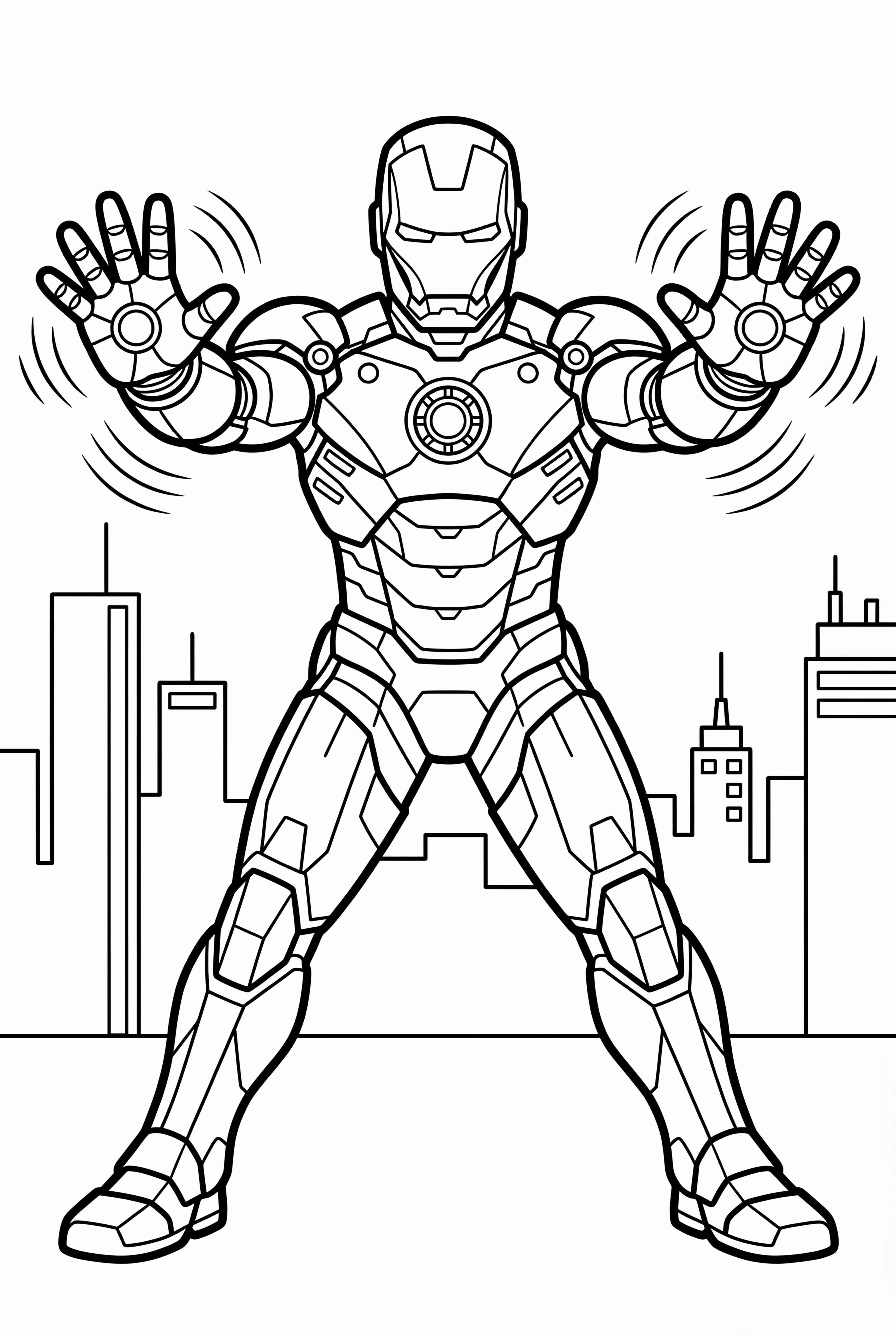 Iron Man Standing Heroically-2