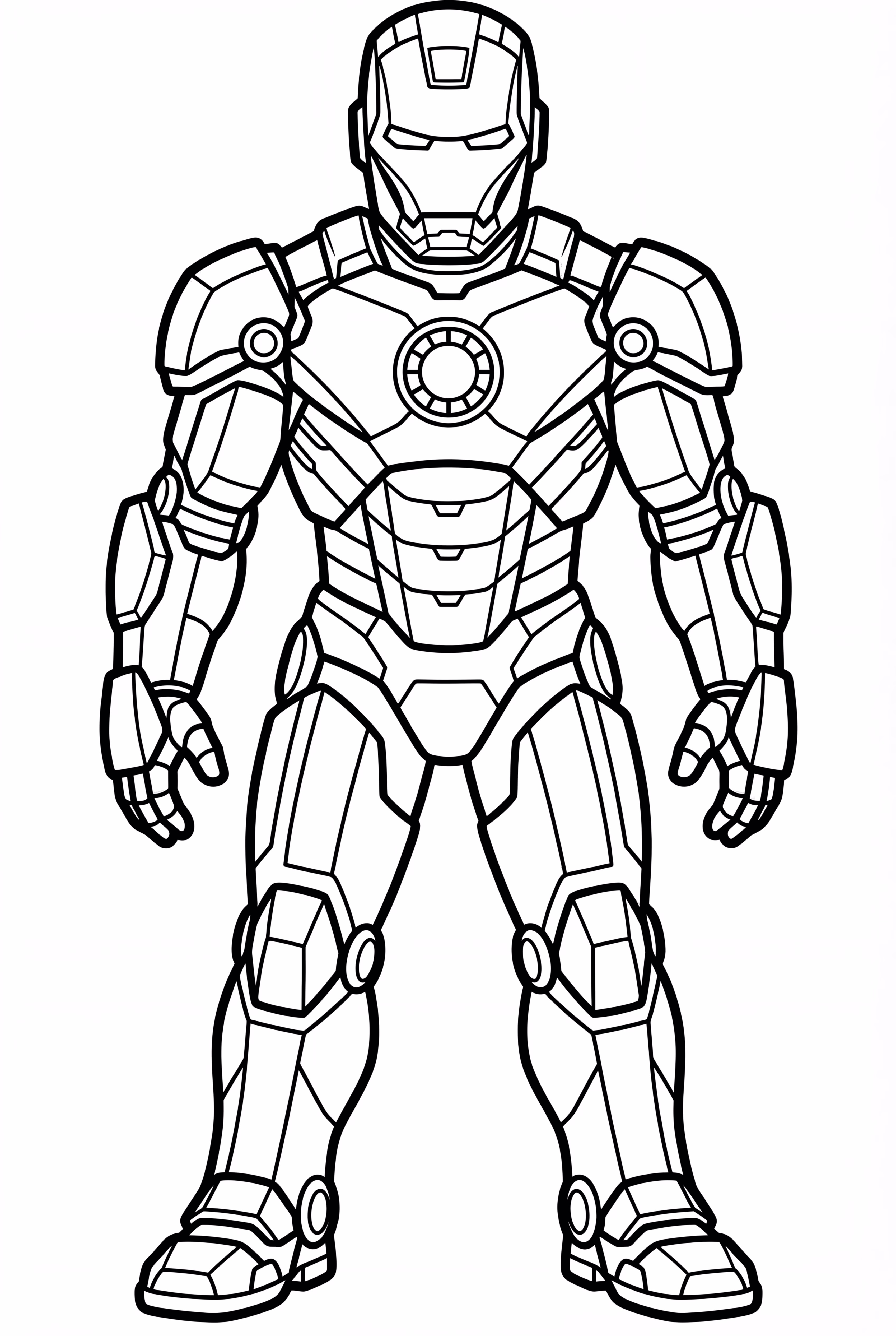 Iron Man Standing Heroically
