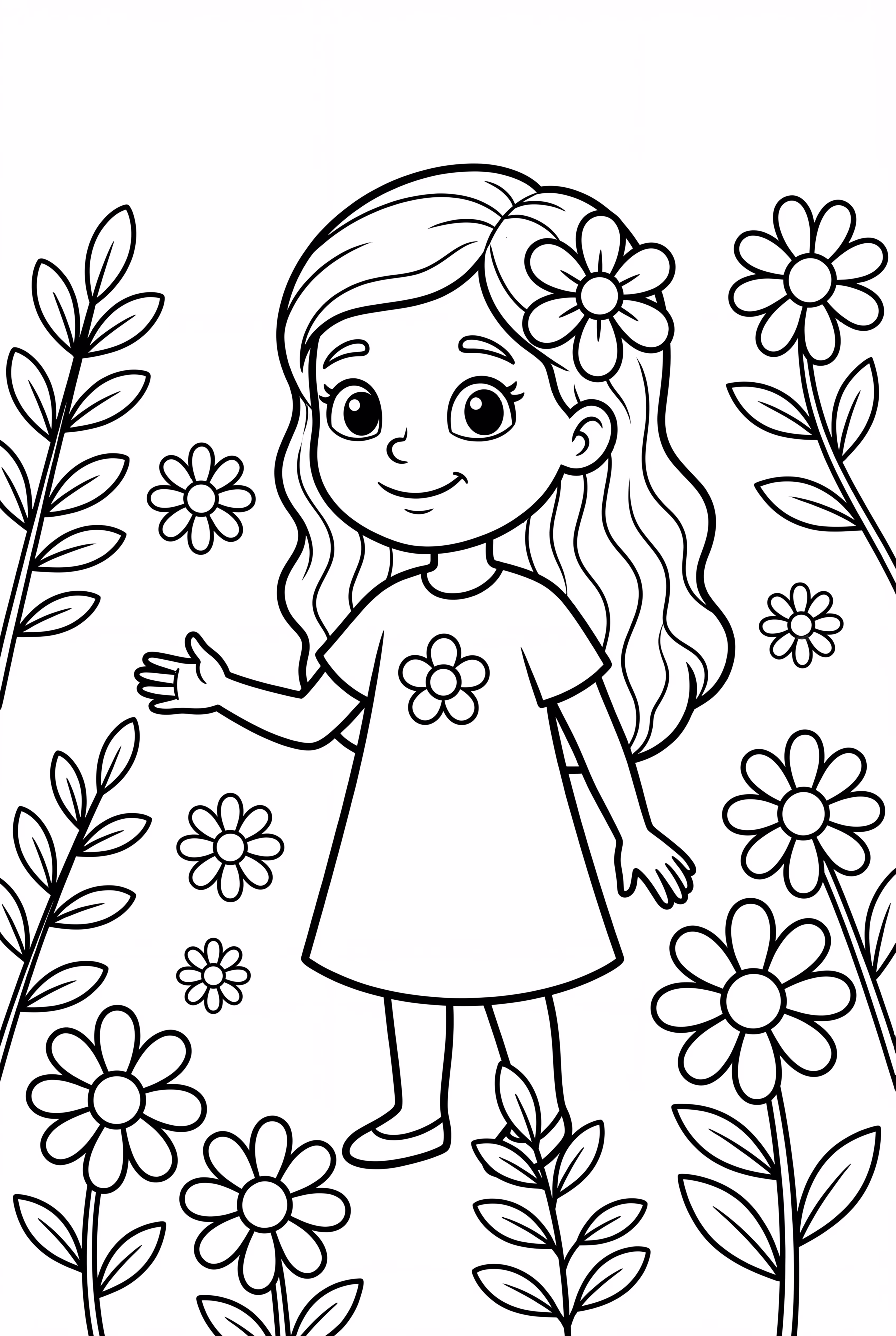 Isabella Encanto Sonriendo en un Jardín