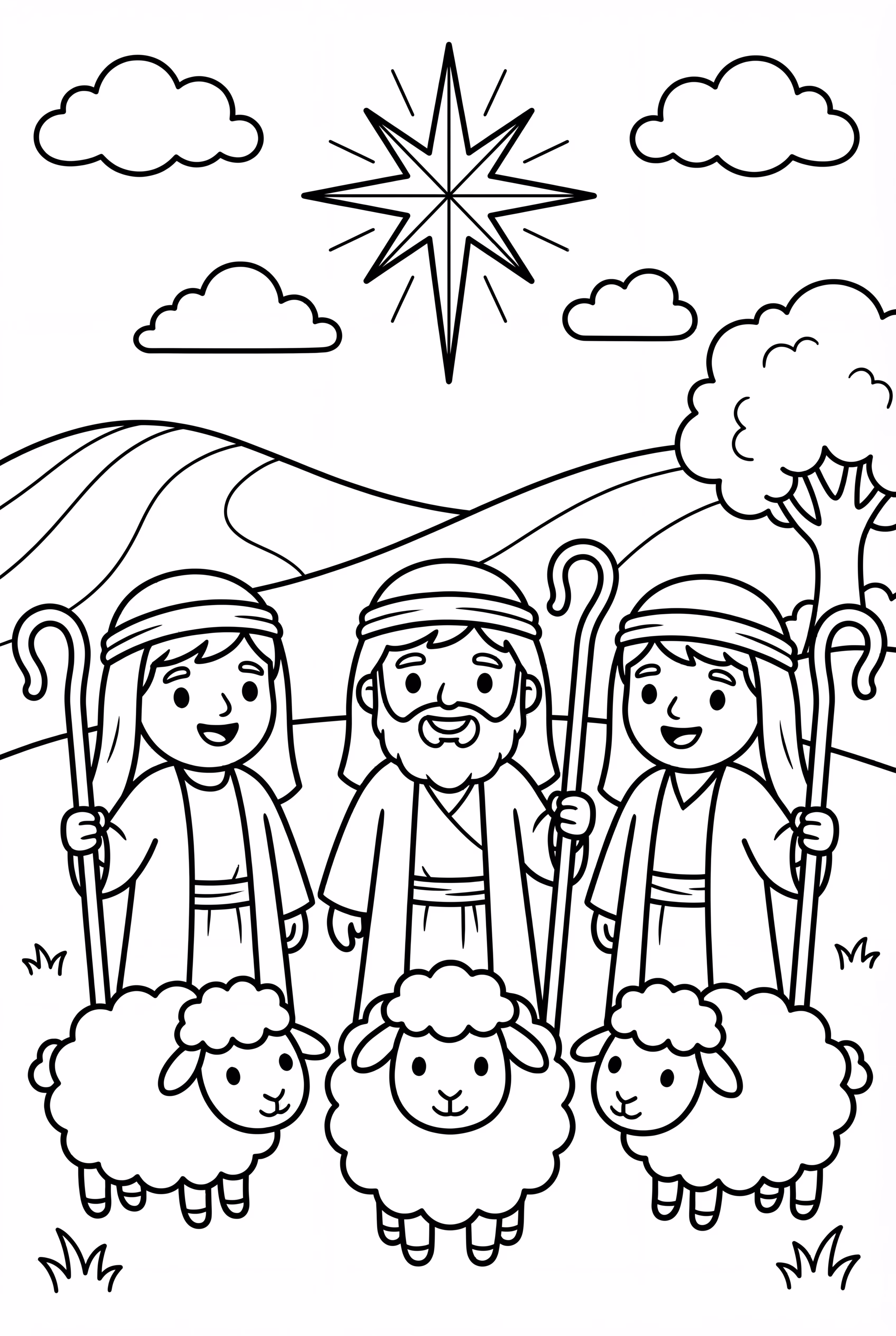 Isaiah 9 6 With Shepherds And Sheep