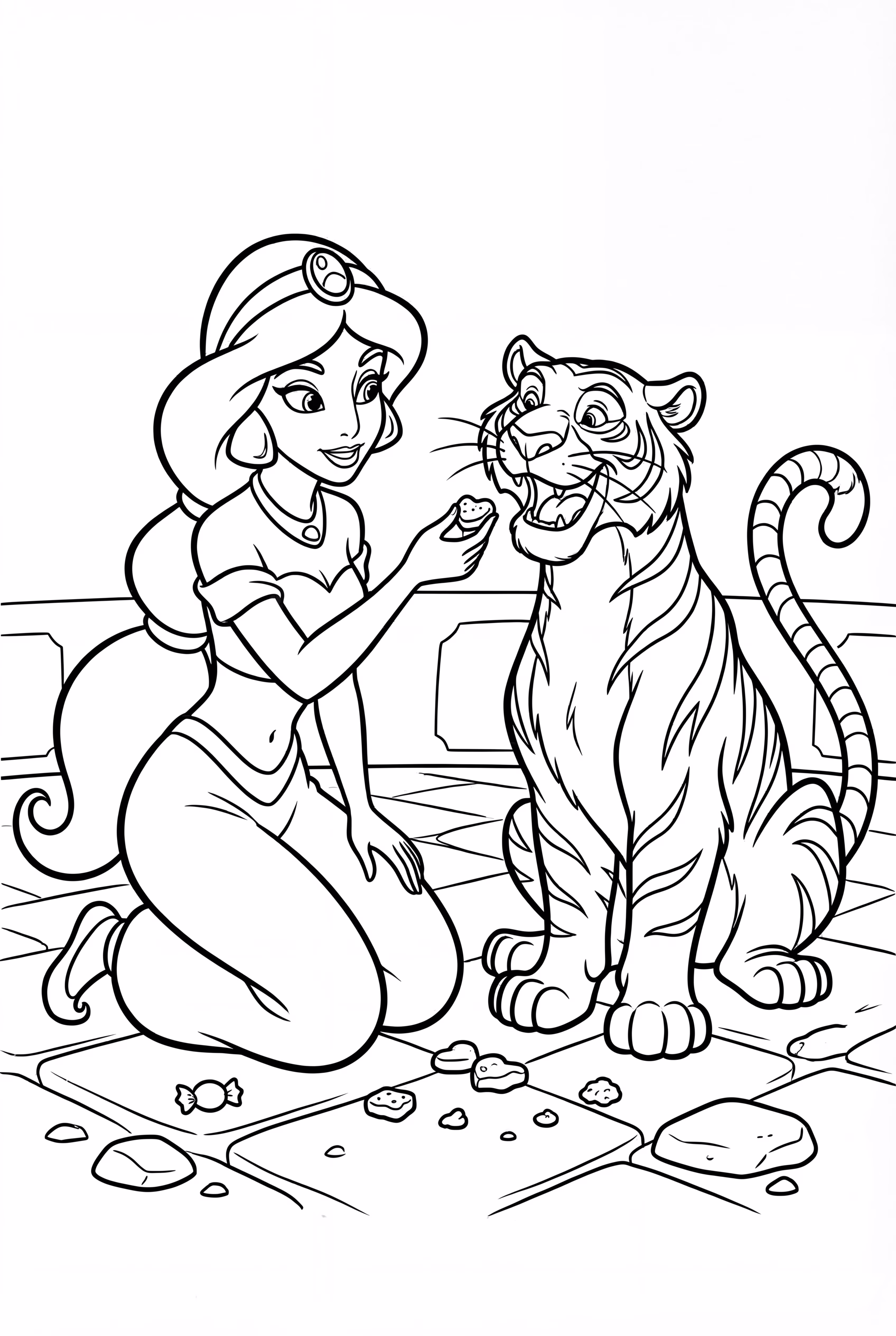 Jasmine Feeding Rajah Treats