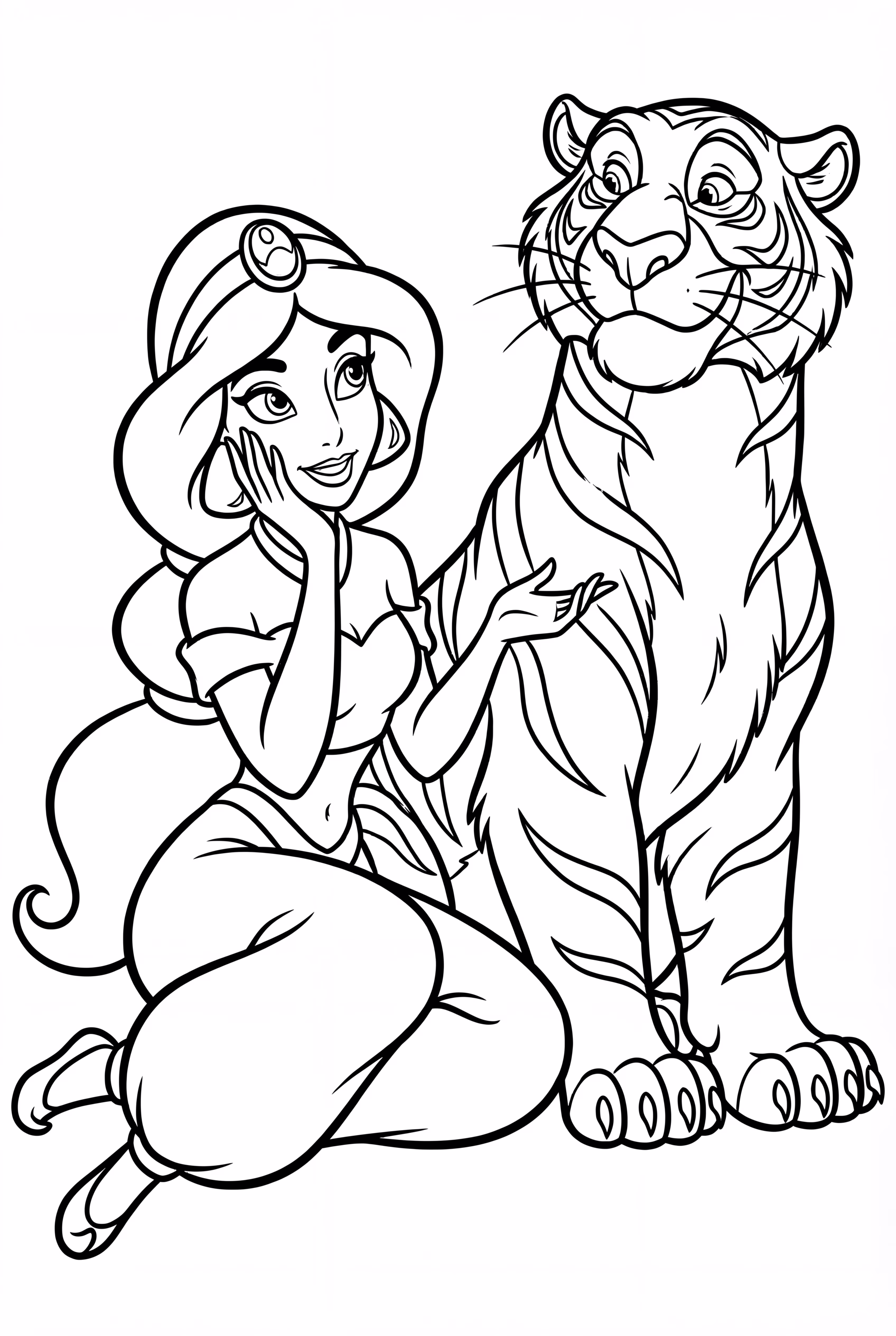 Jasmine Observing Stars with Rajah