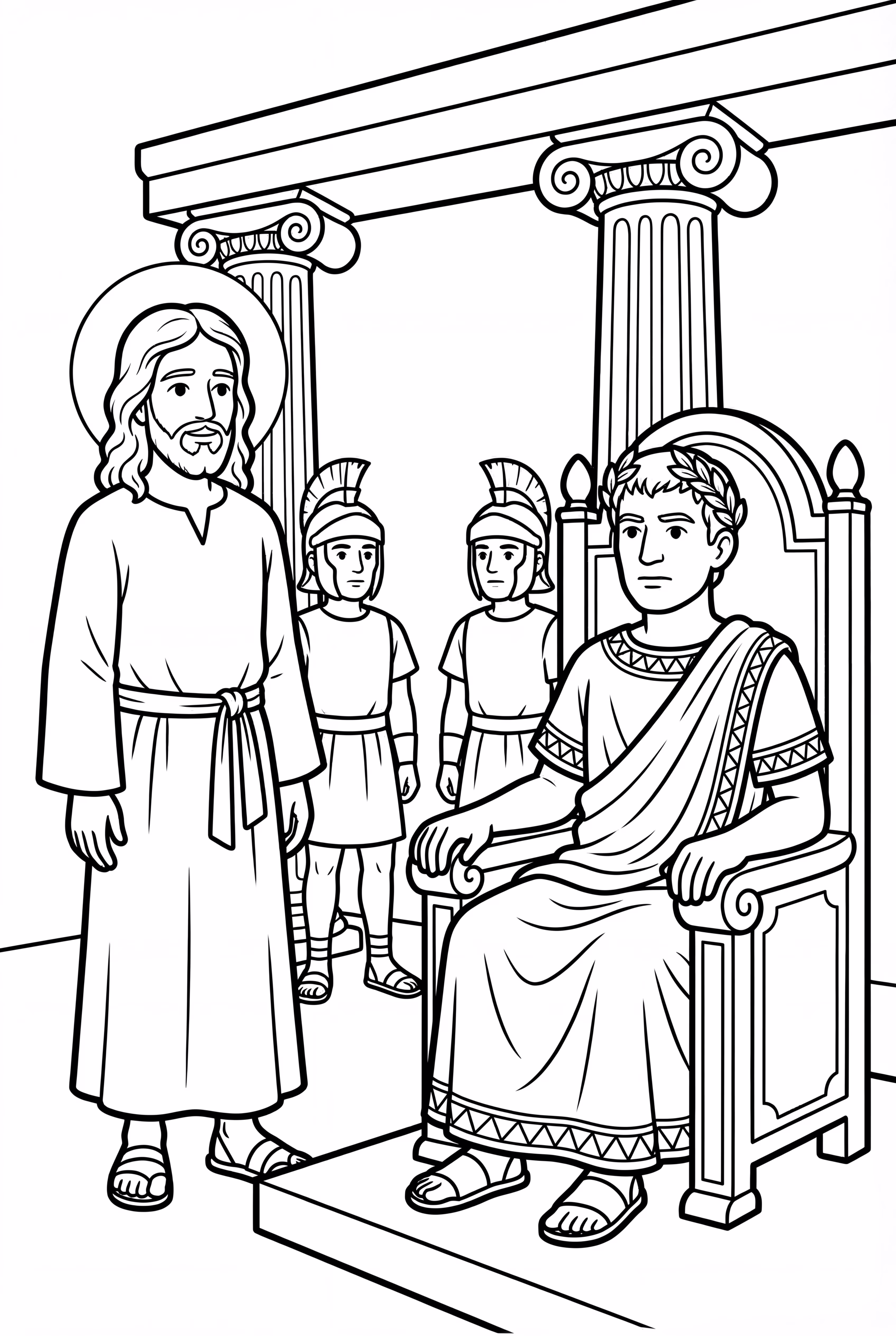 본디오 빌라도 앞 예수 그리스도