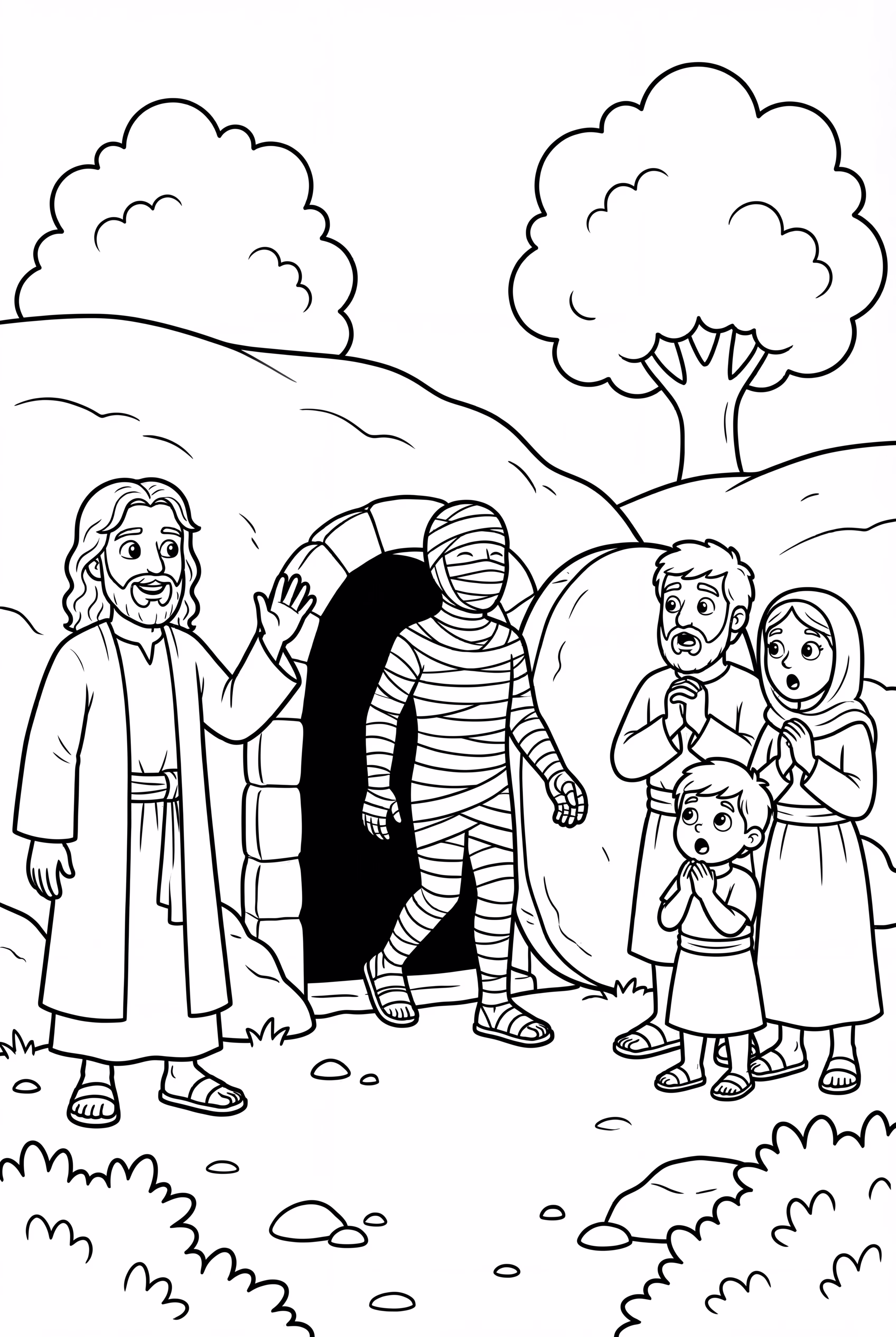 イエスがラザロを蘇らせる