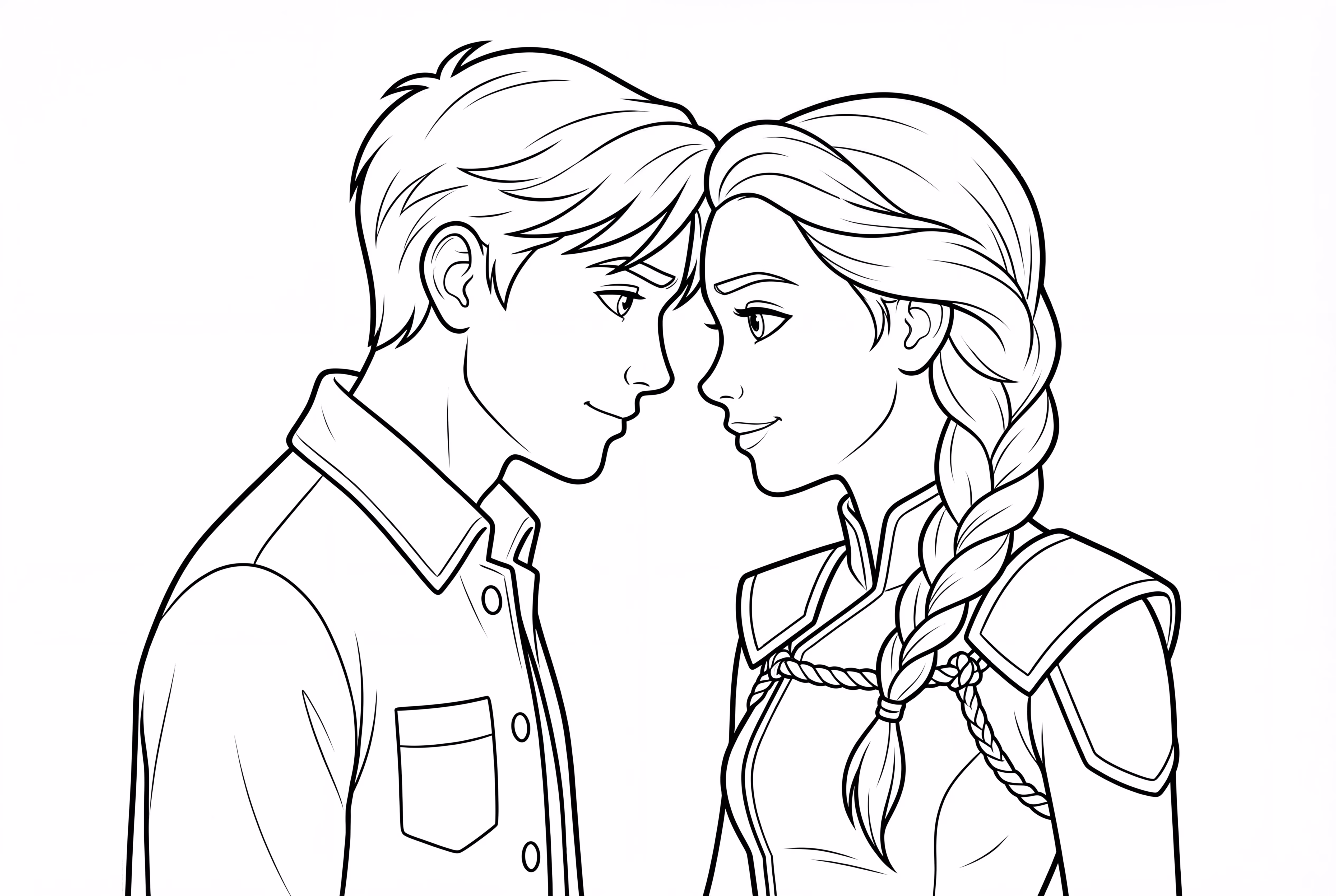 Jinu- und Rumi-Kuss-Szene