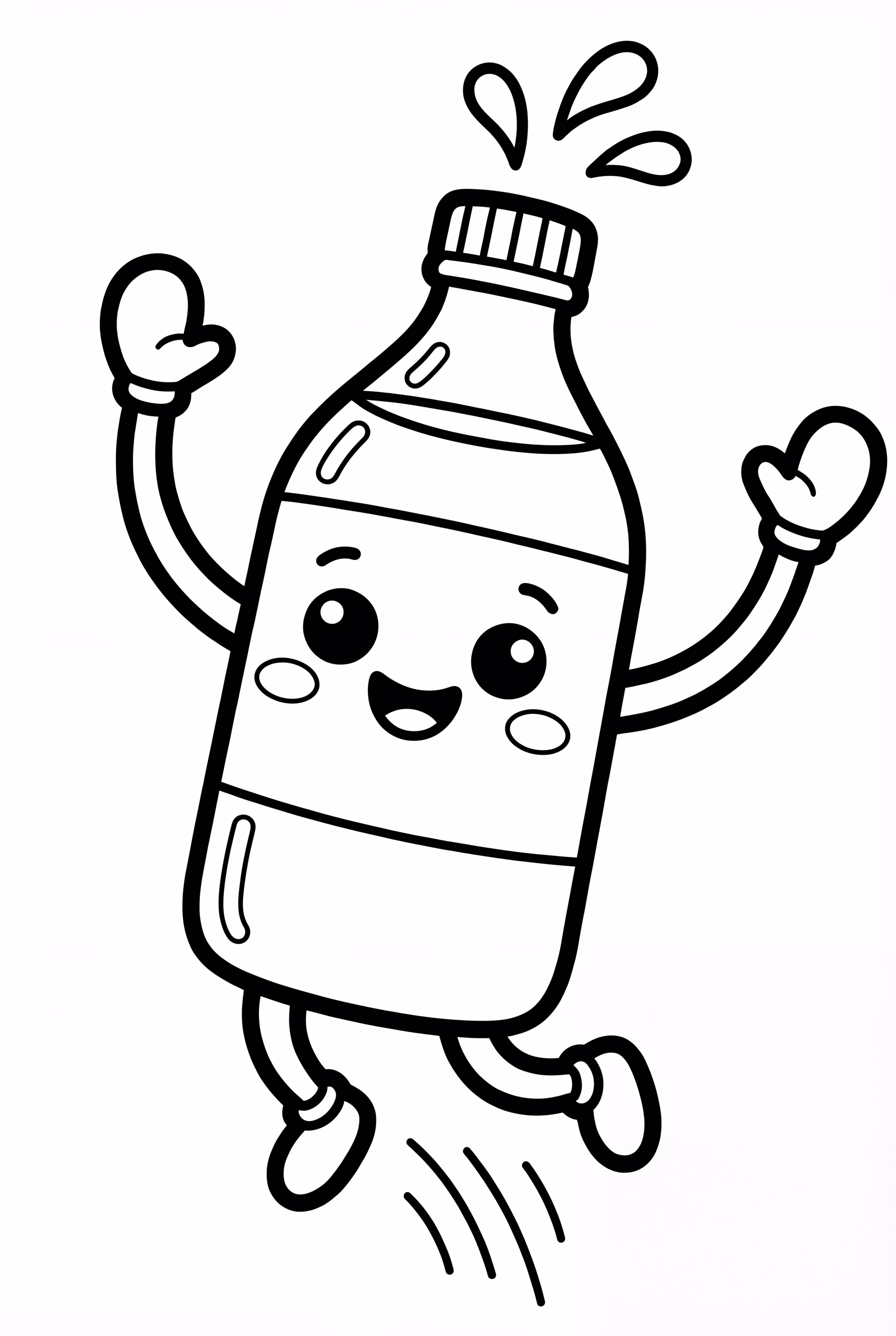 Jumping Soda Pop With A Splash