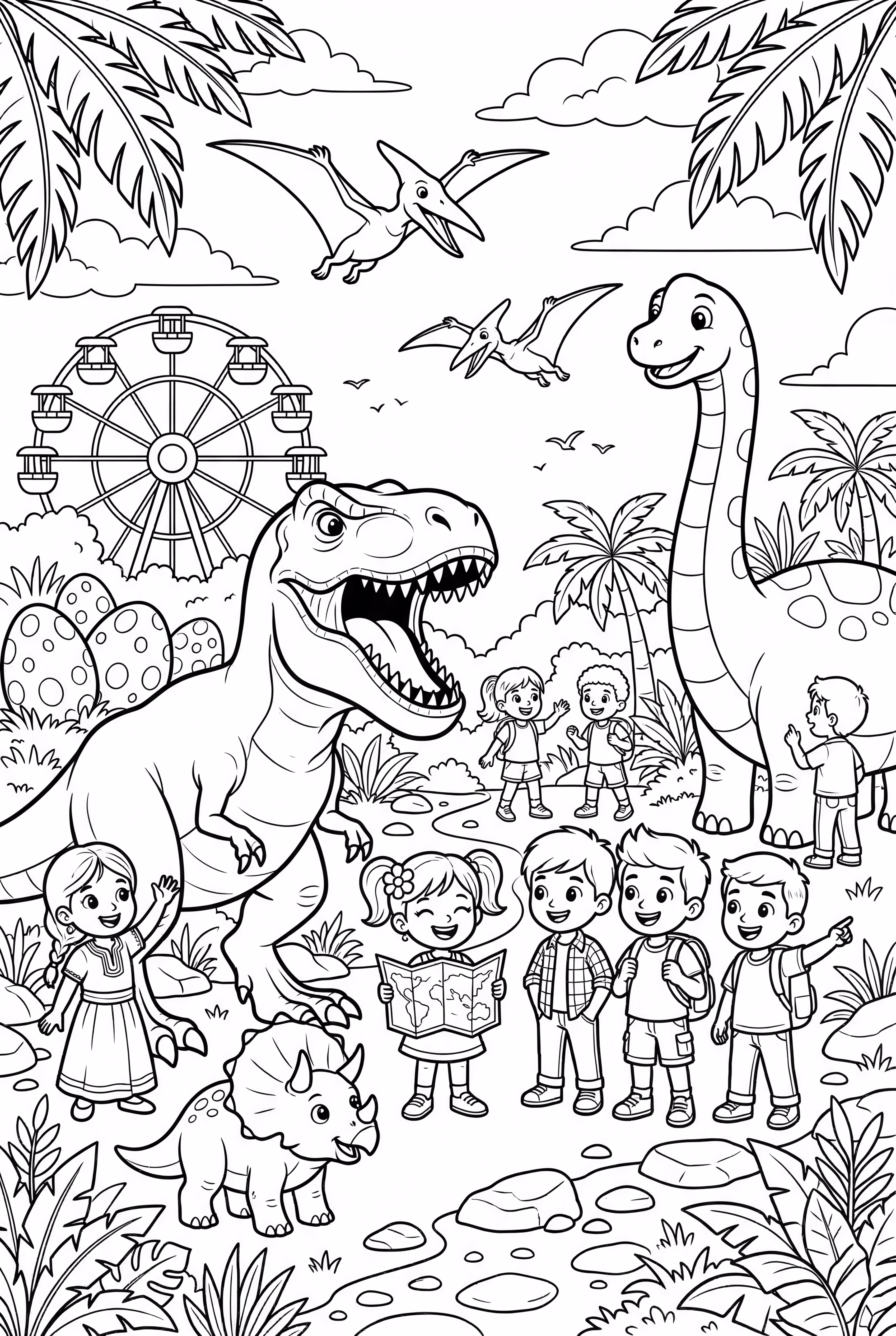 Exploration du Parc d'Aventure Jurassic World