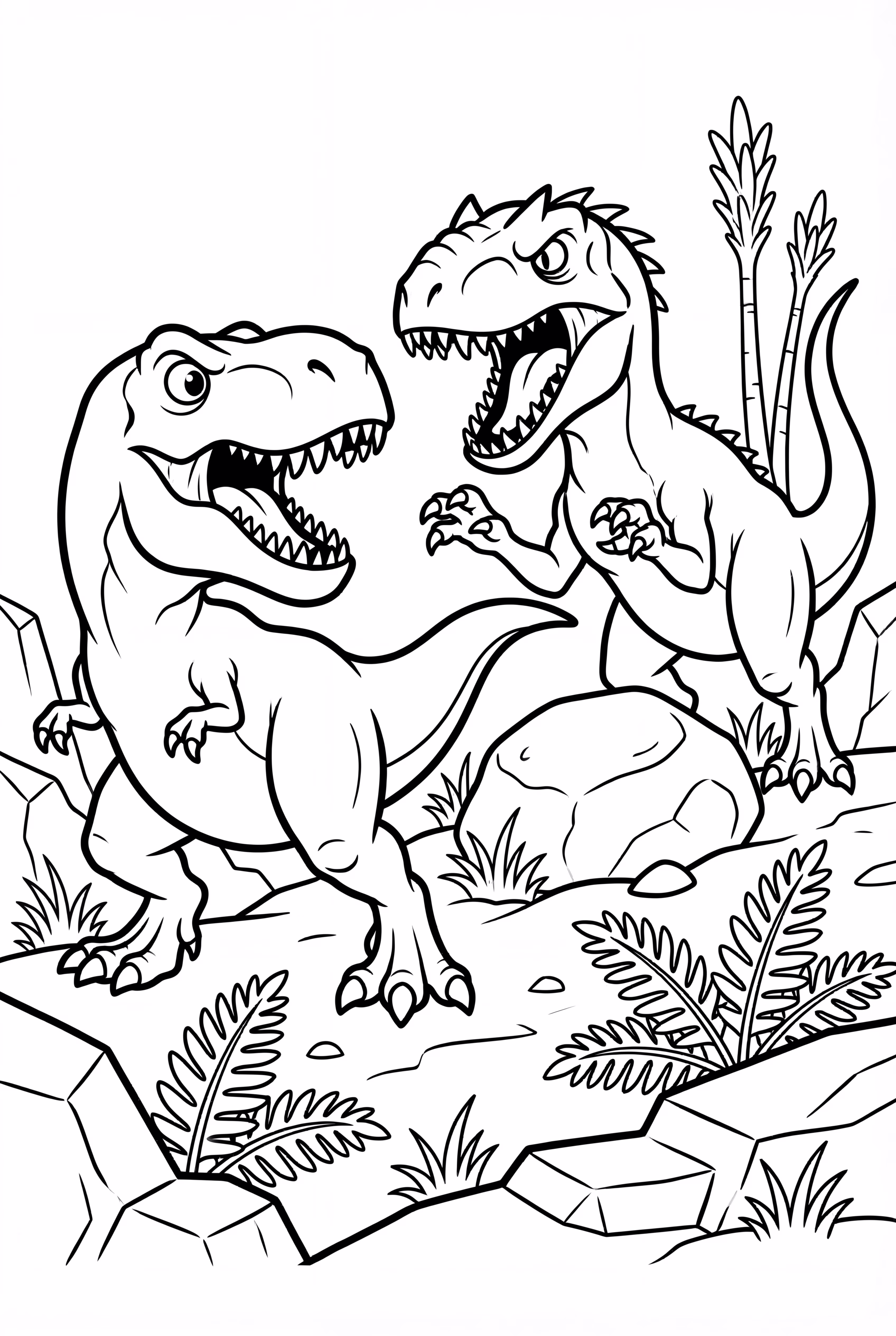 Jurassic World Bataille du T-Rex et de l'Indominus