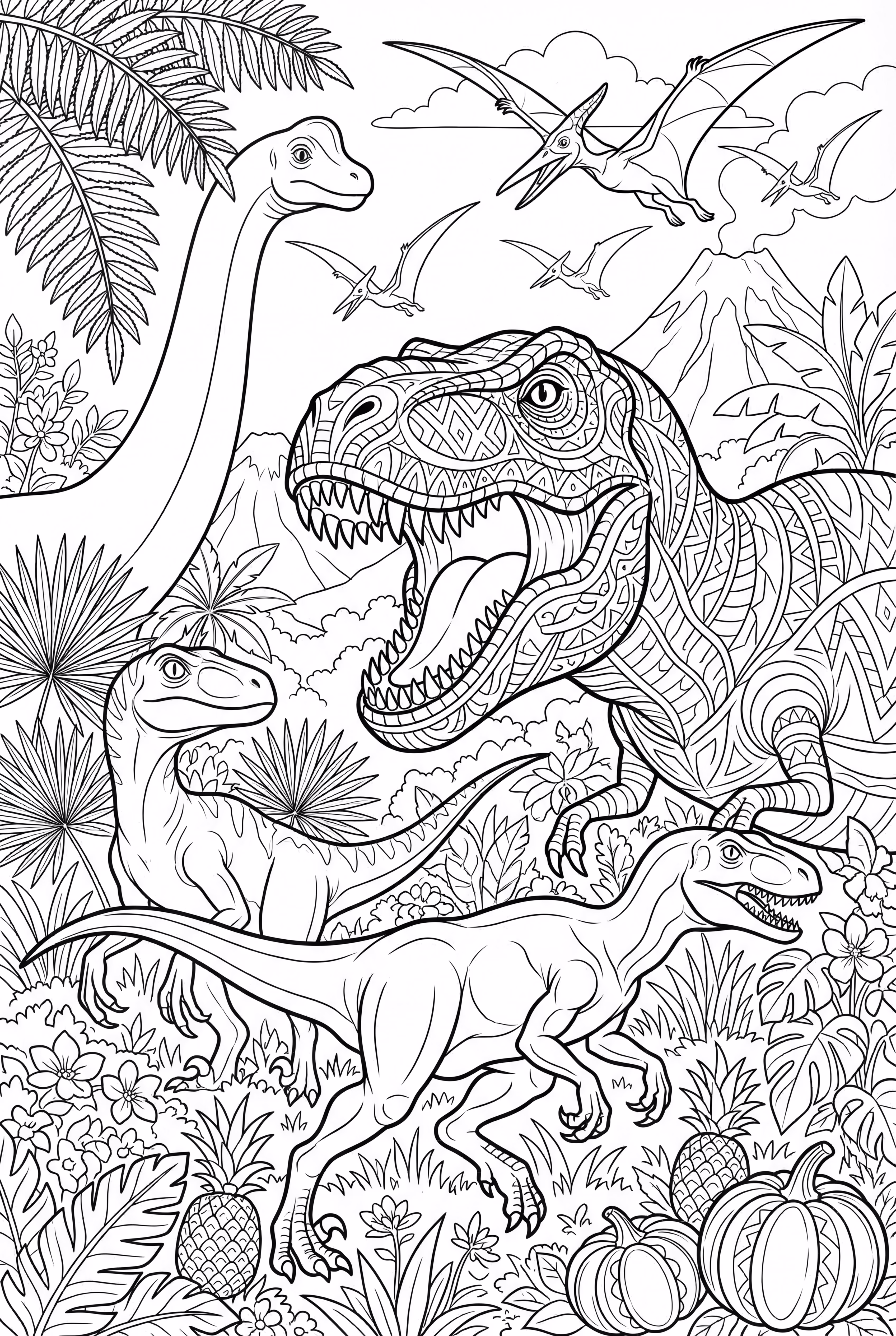 Jurassic World Dinosaures en pleine frénésie alimentaire