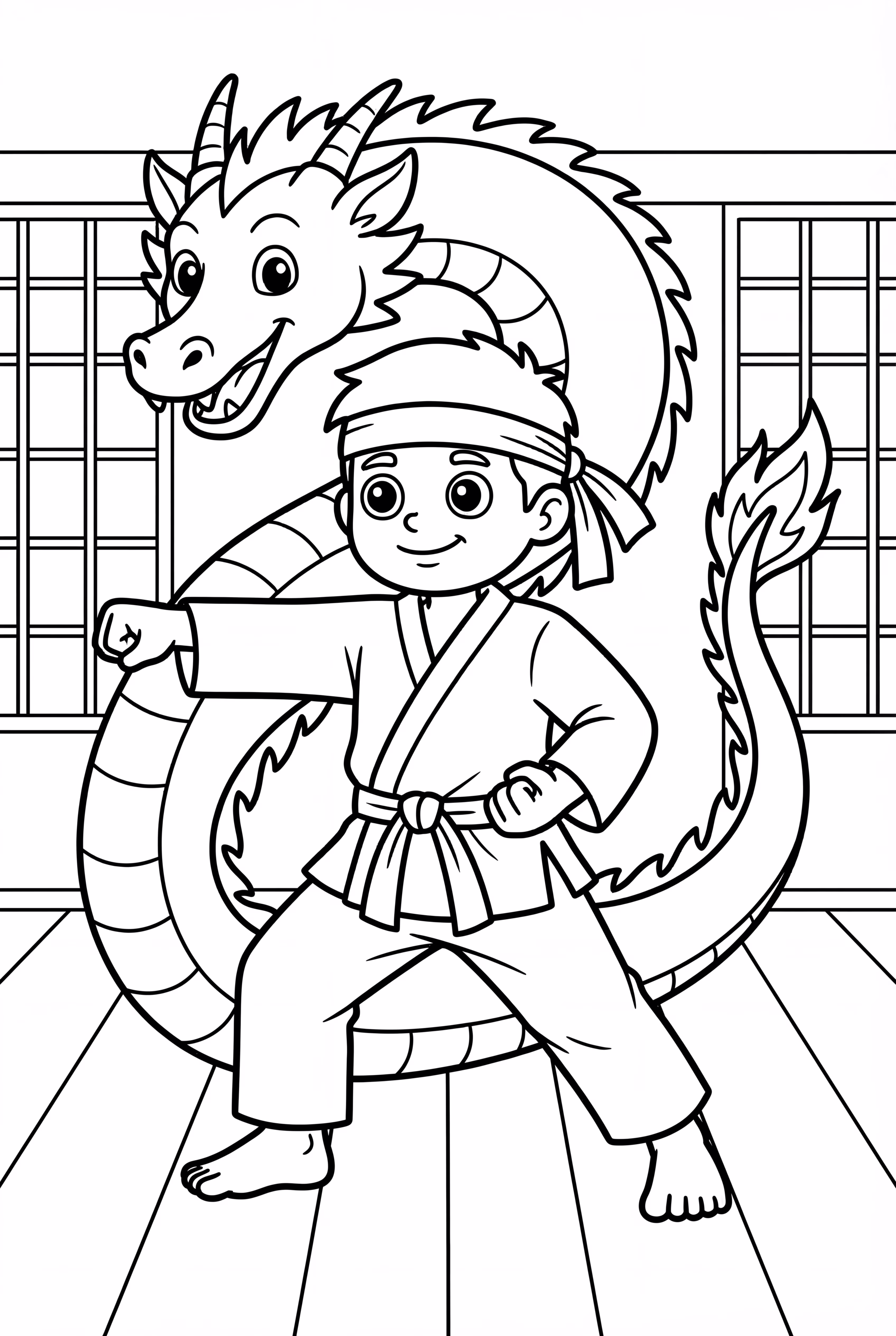 Karate Master With A Dragon Spirit