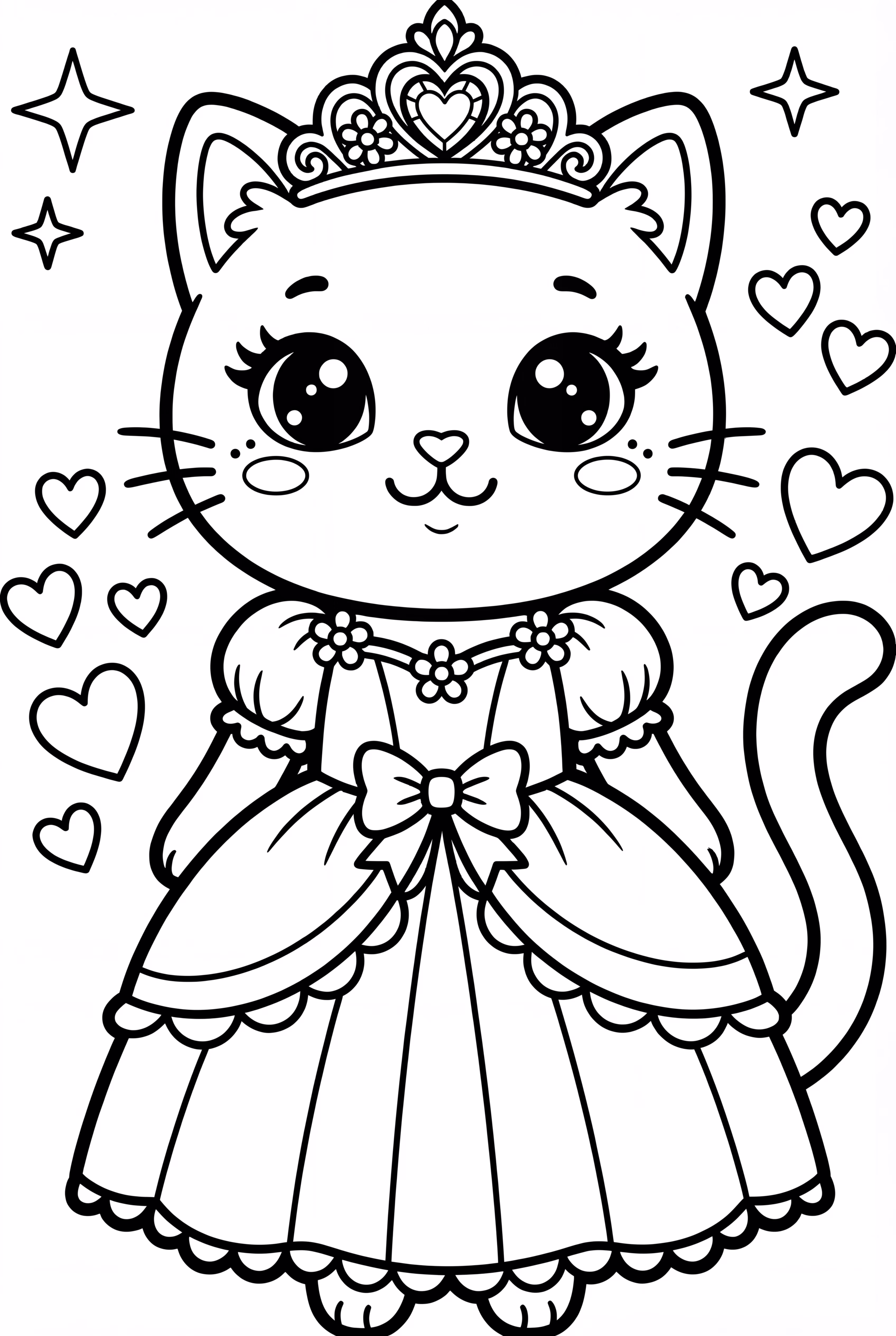 Princesse Chat Kawaii
