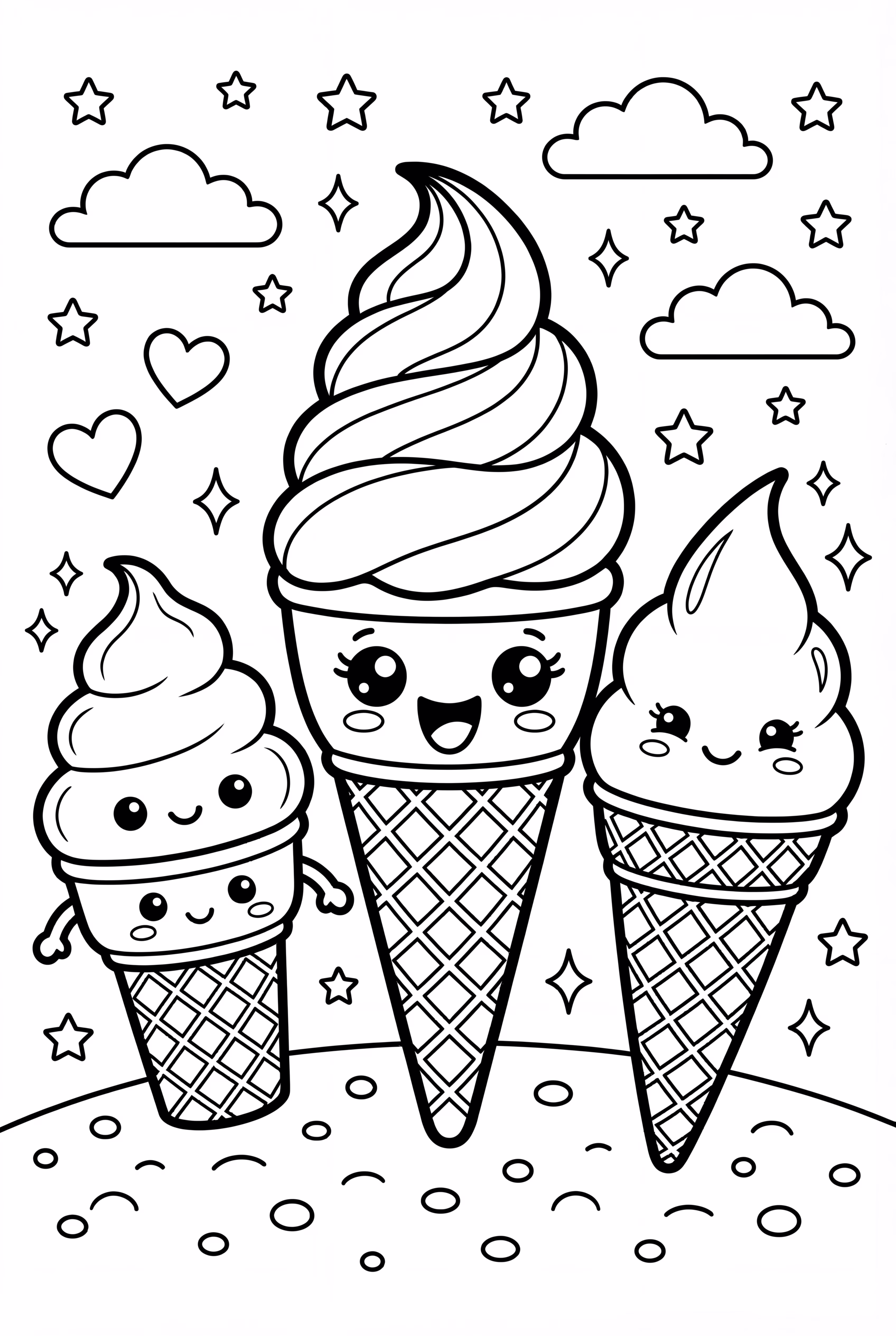 Kawaii Cute Ice Cream2