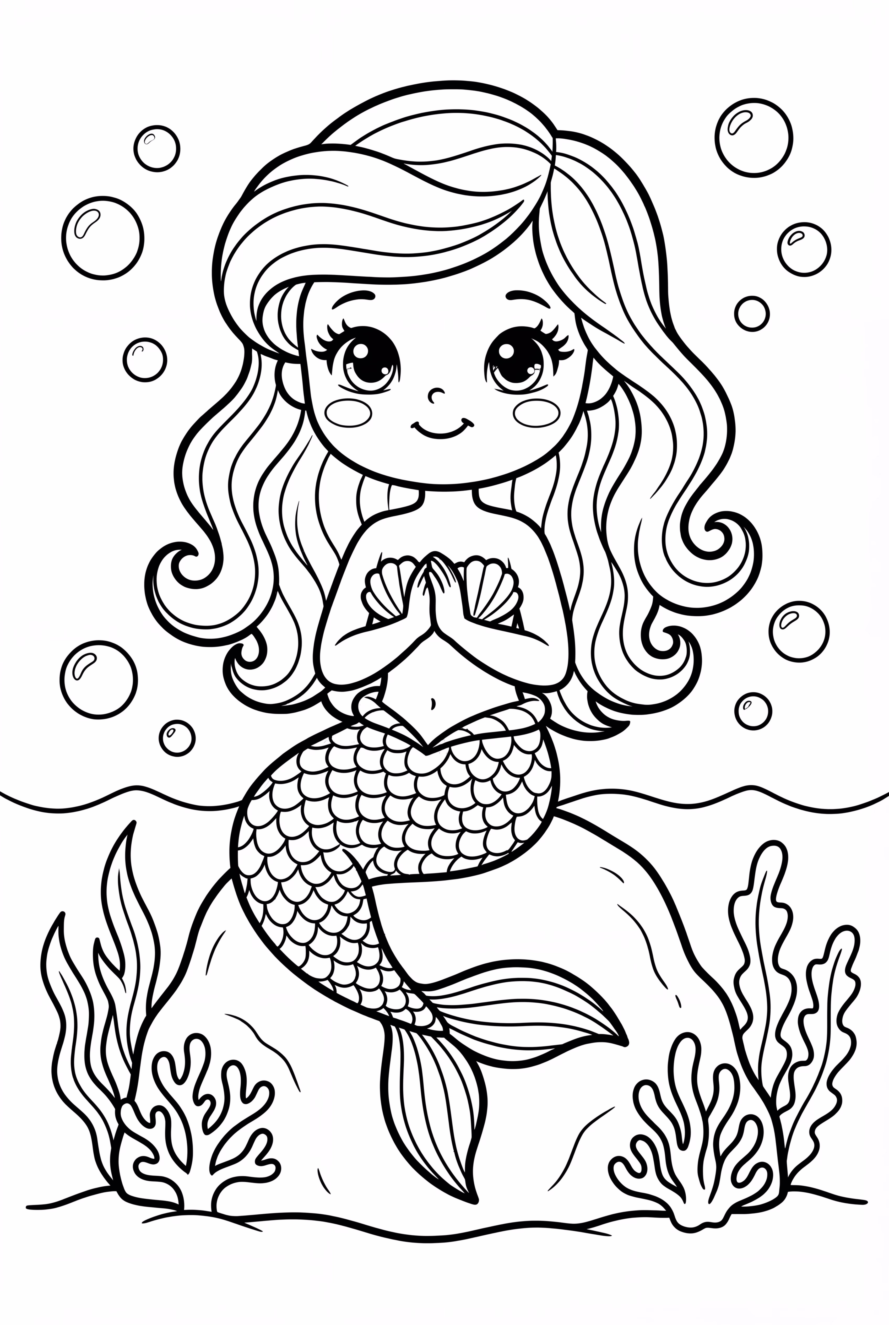 Kawaii Cute Mermaid
