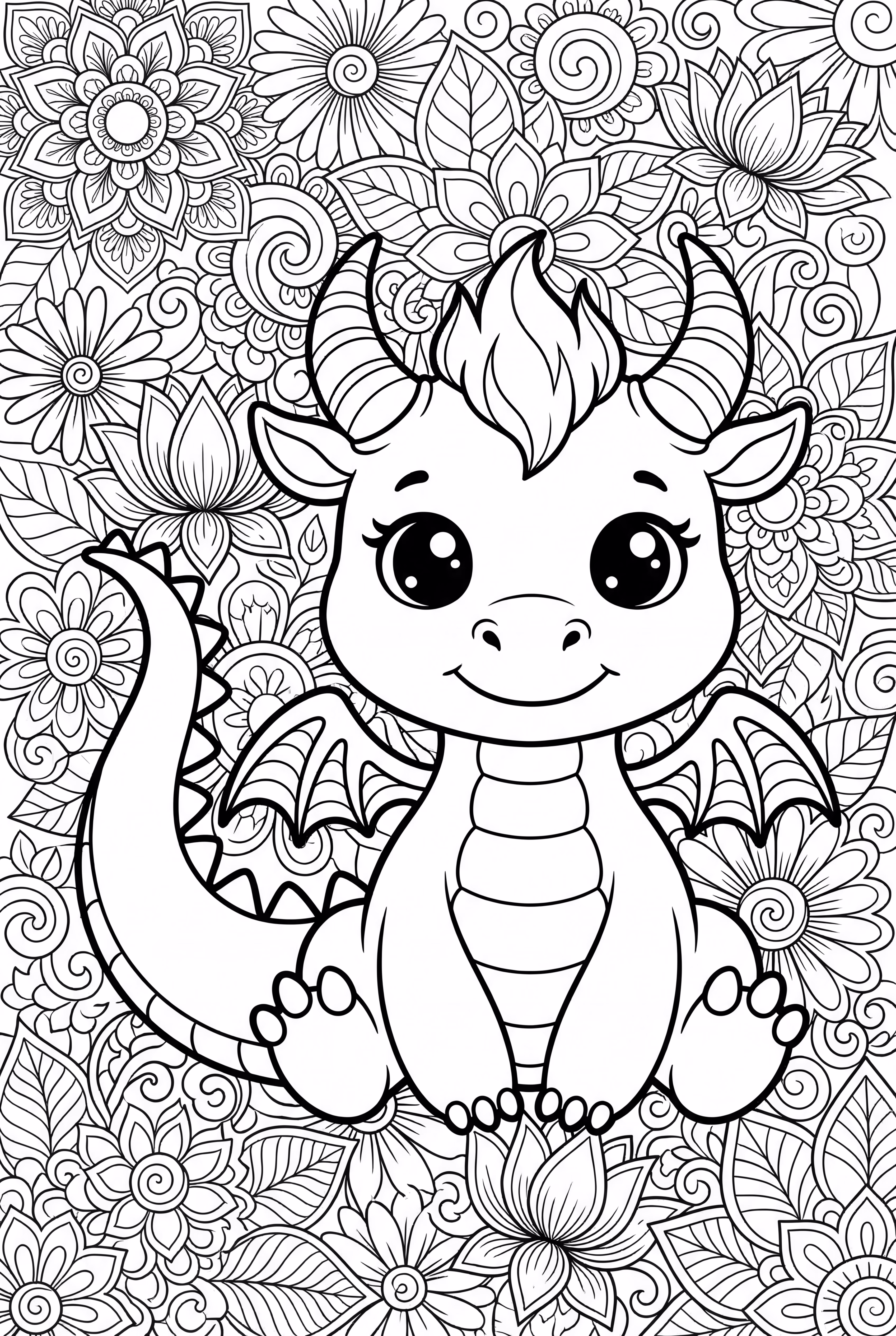 Sonrisa de Dragón Kawaii