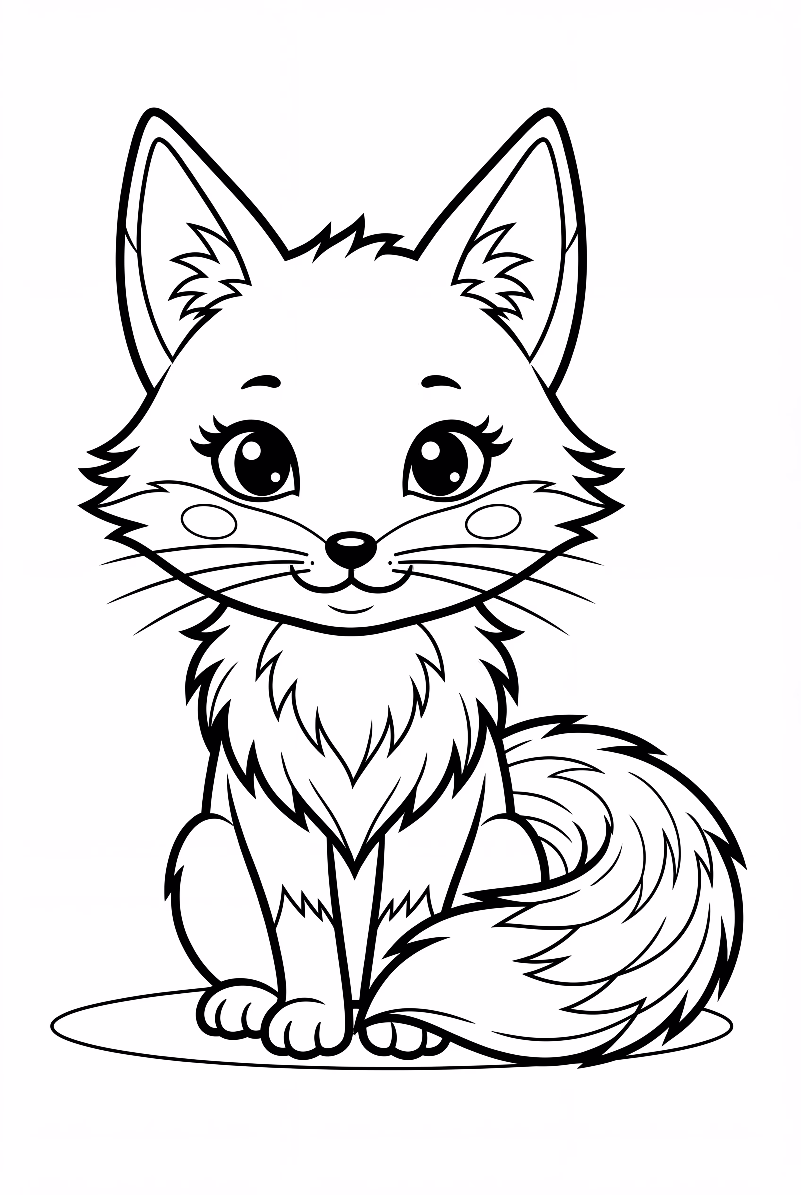 Kawaii Fox Girl Portrait