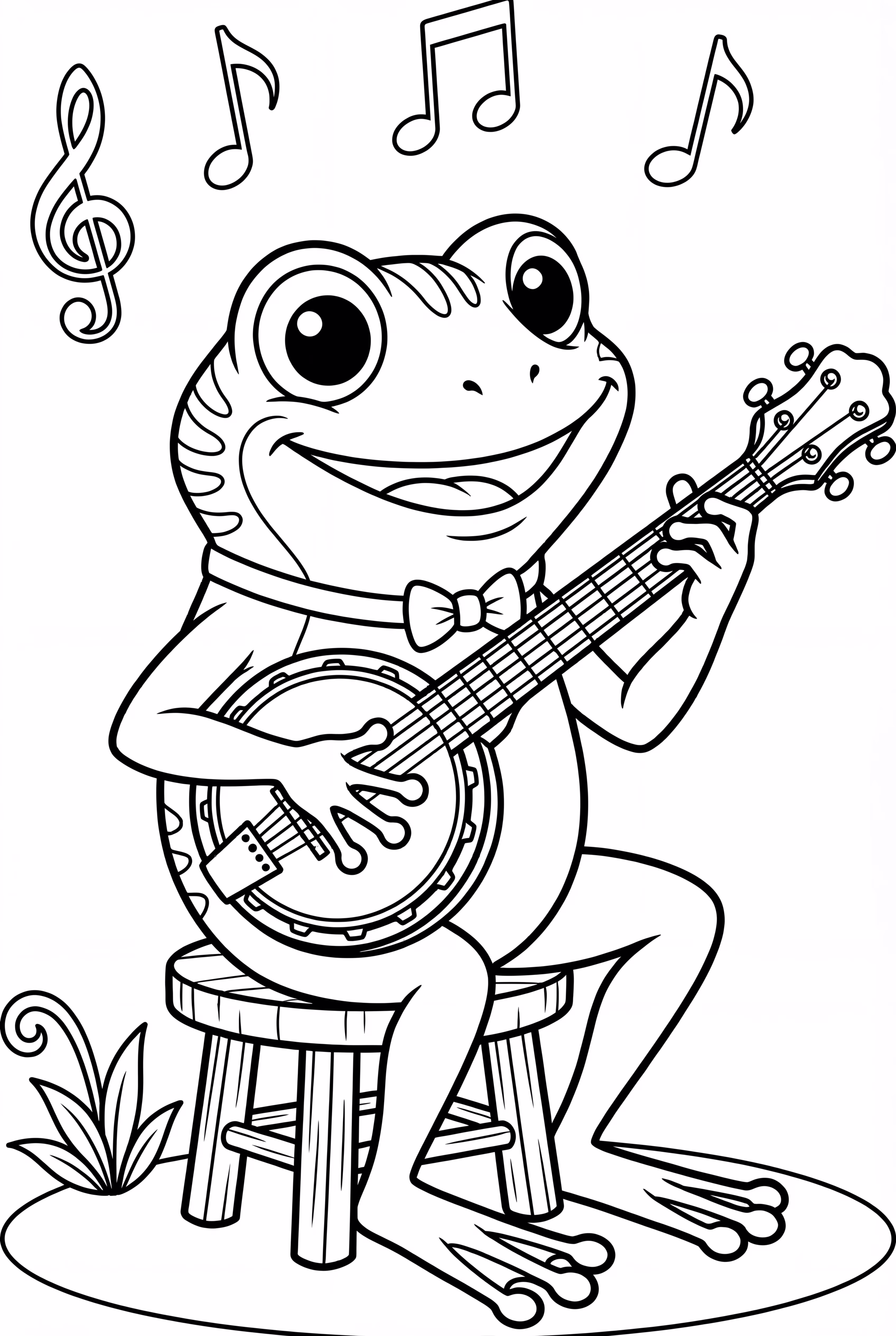 Kermit the Frog Playing a Banjo
