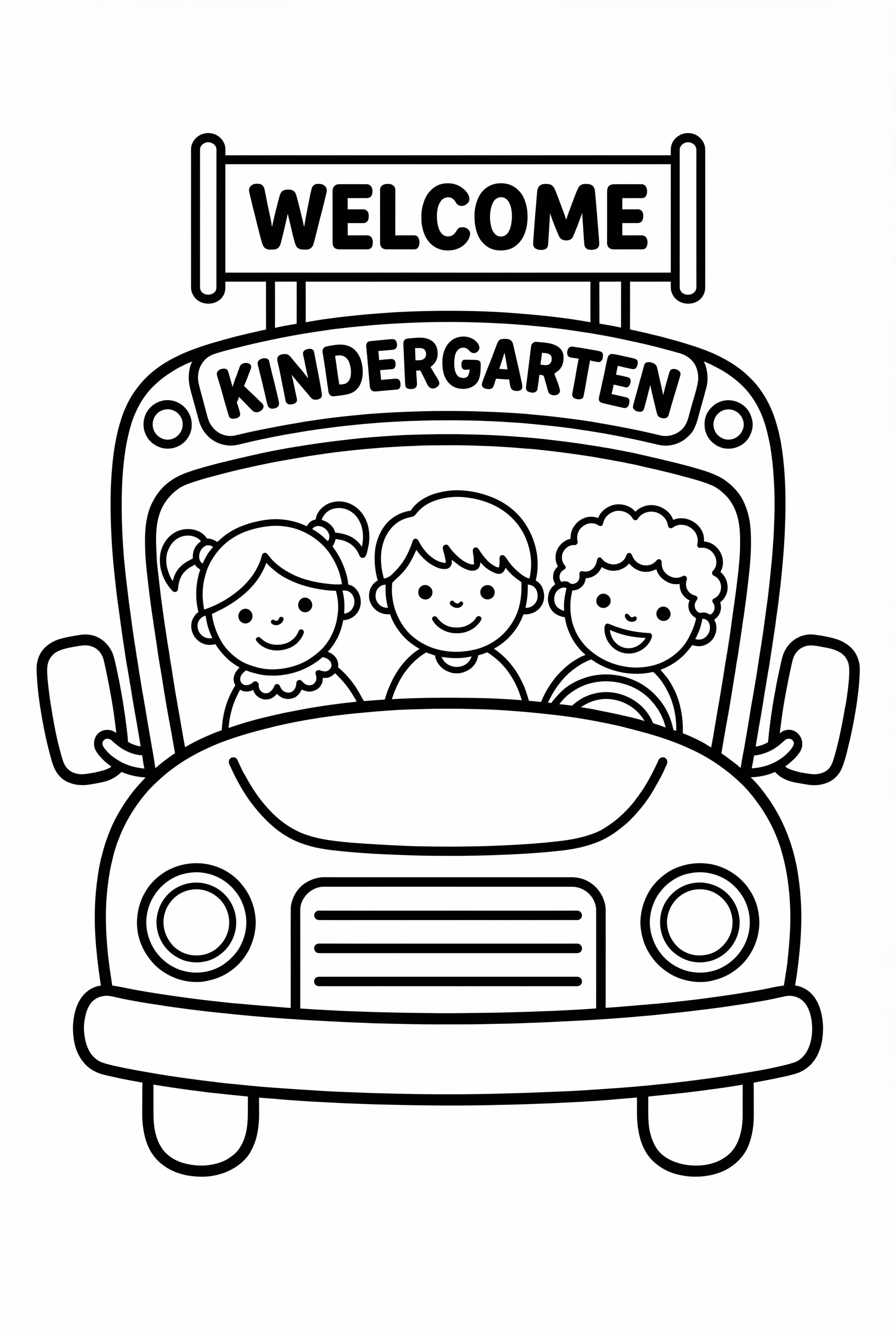 Kindergarten Back to School Welcome Sign