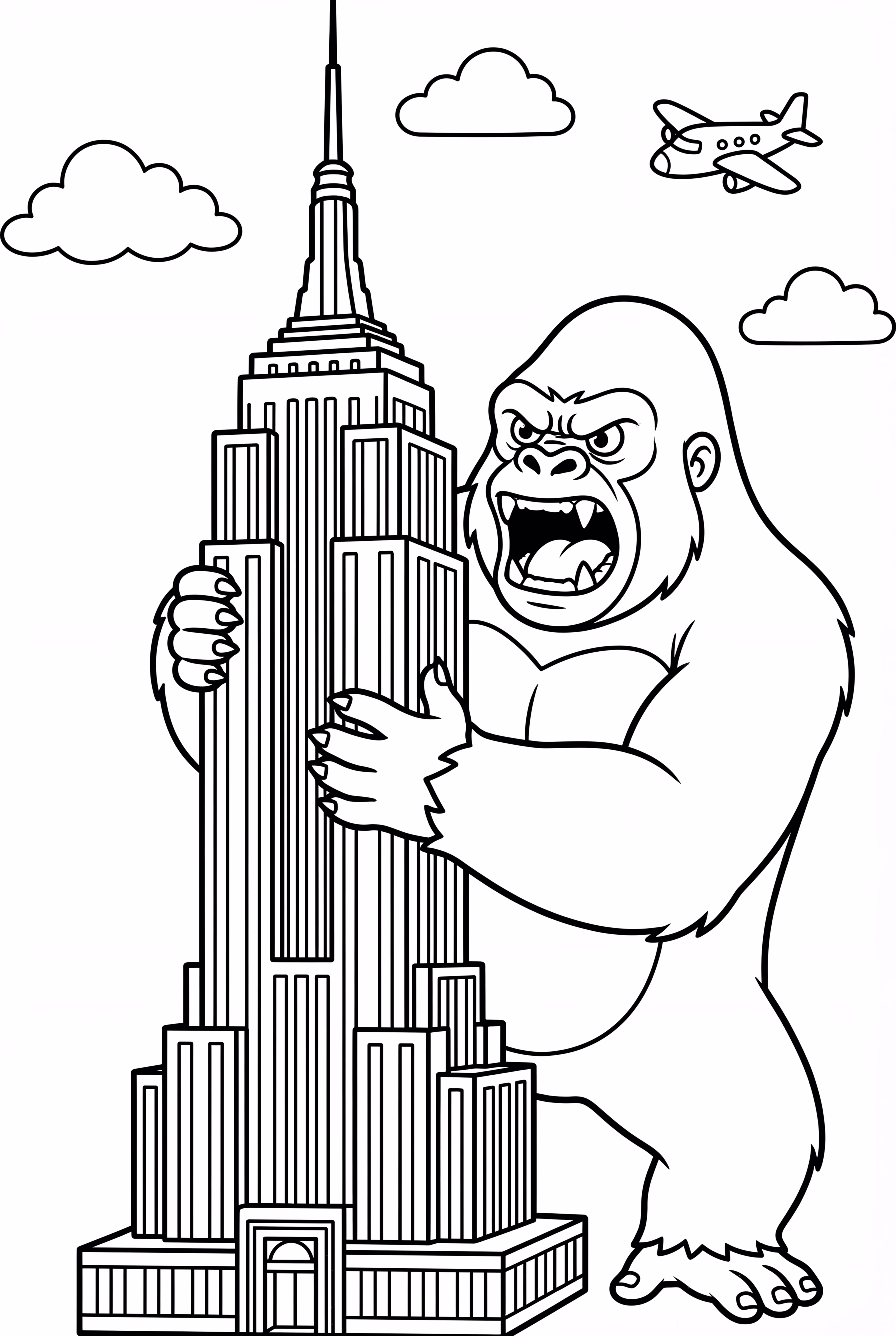 King Kong Climbing the Empire State Building