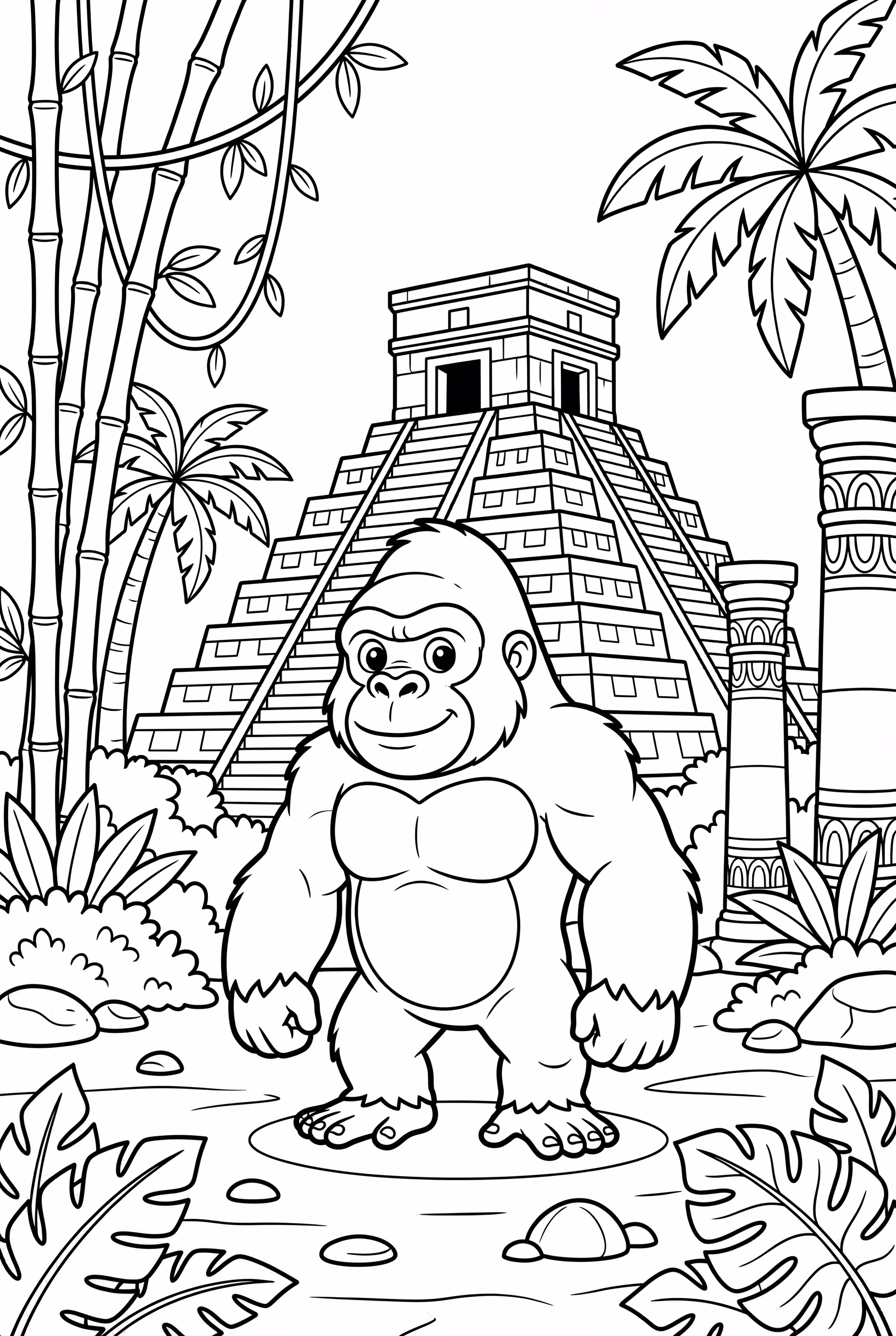 King Kong in New Empire Jungle Temple