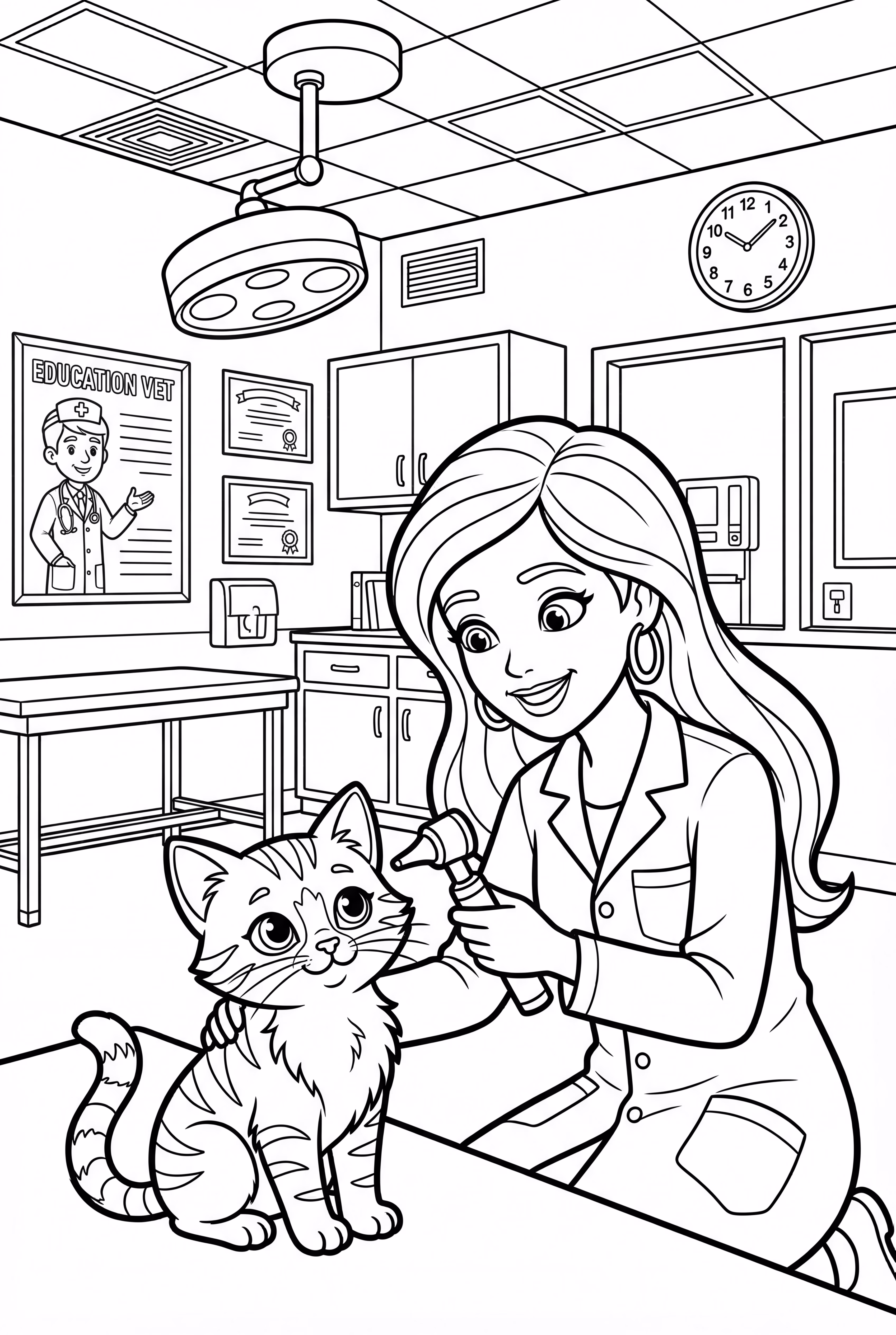 Kitten's first visit to the vet