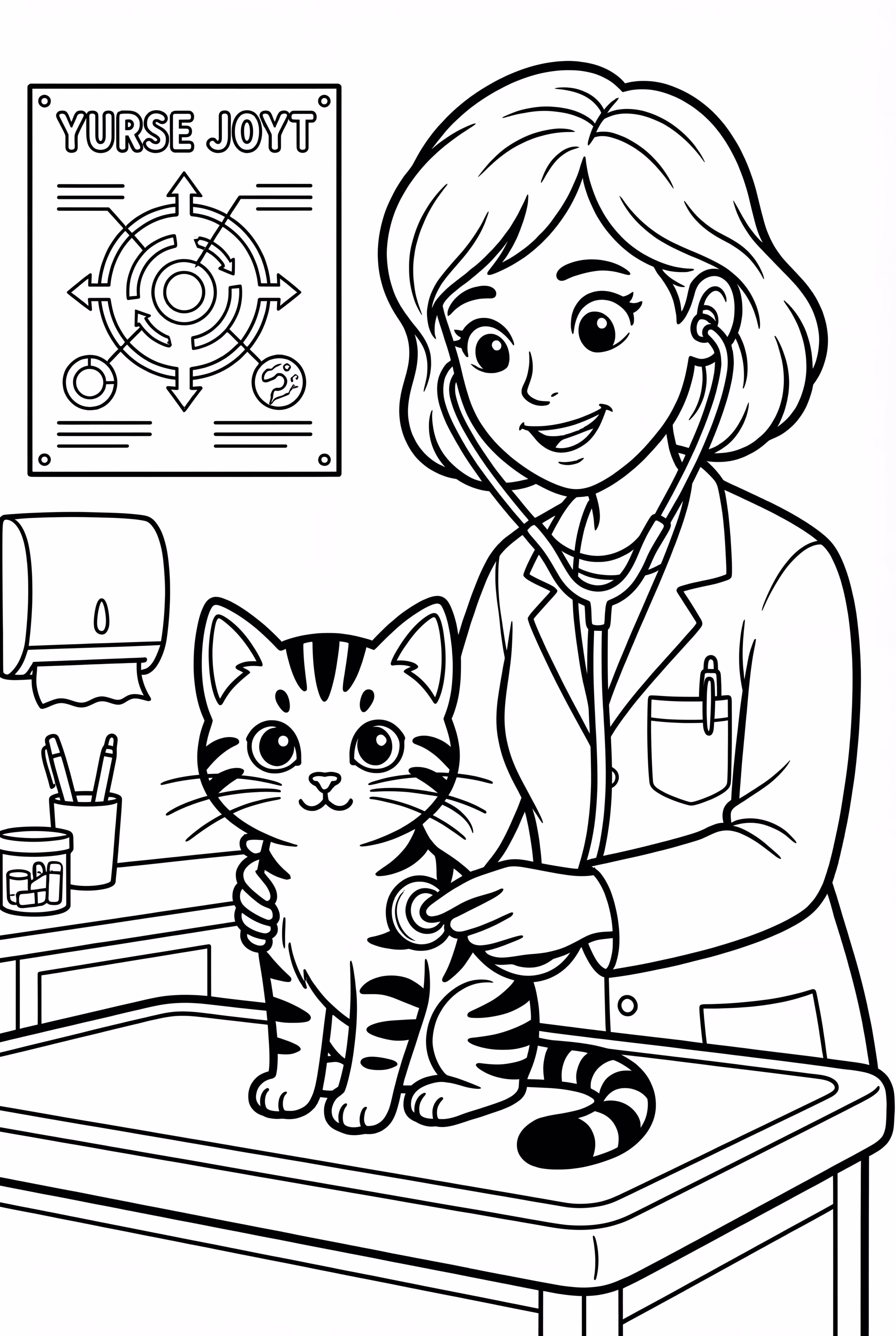 小猫第一次去看兽医