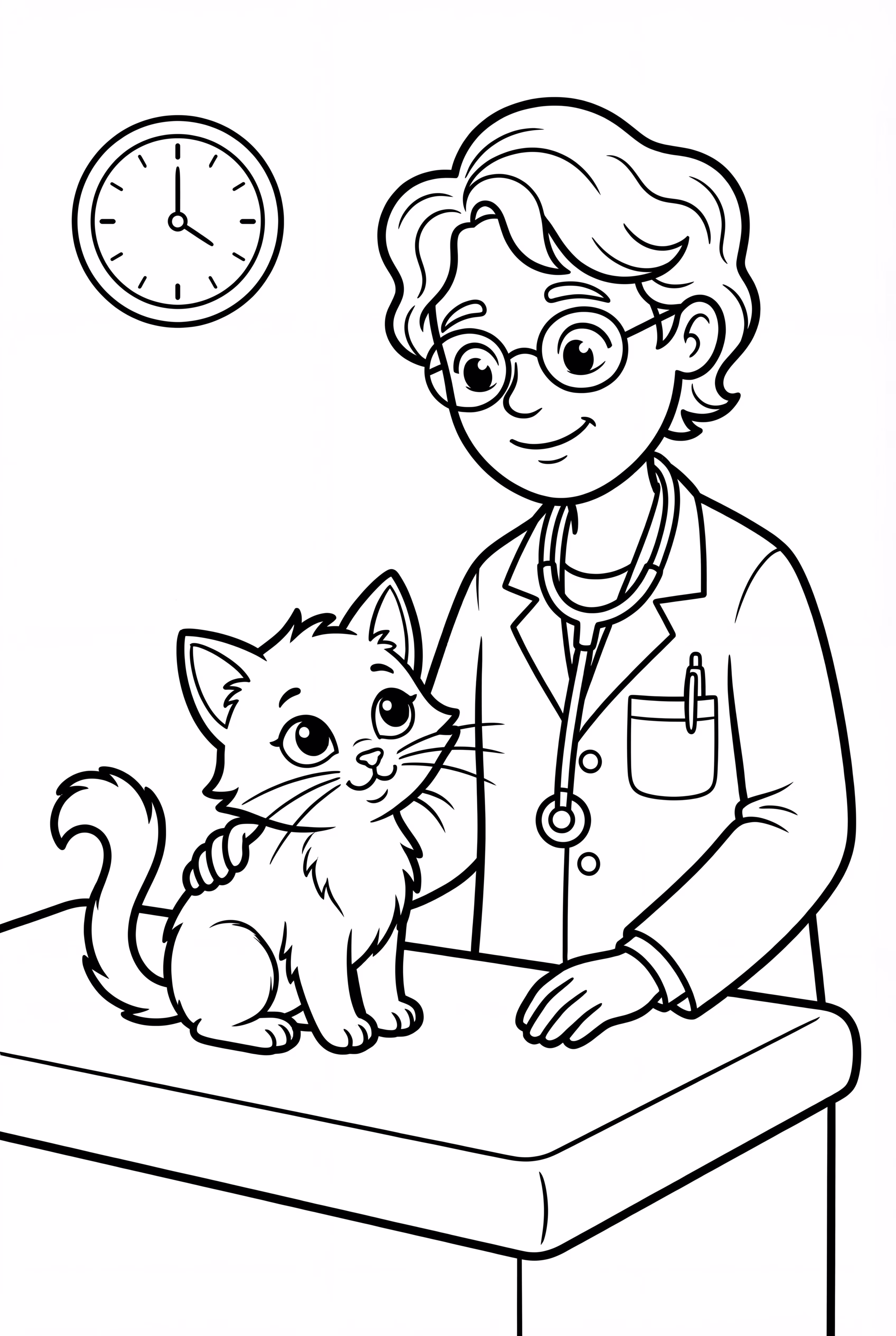 Kitten's first visit to the vet