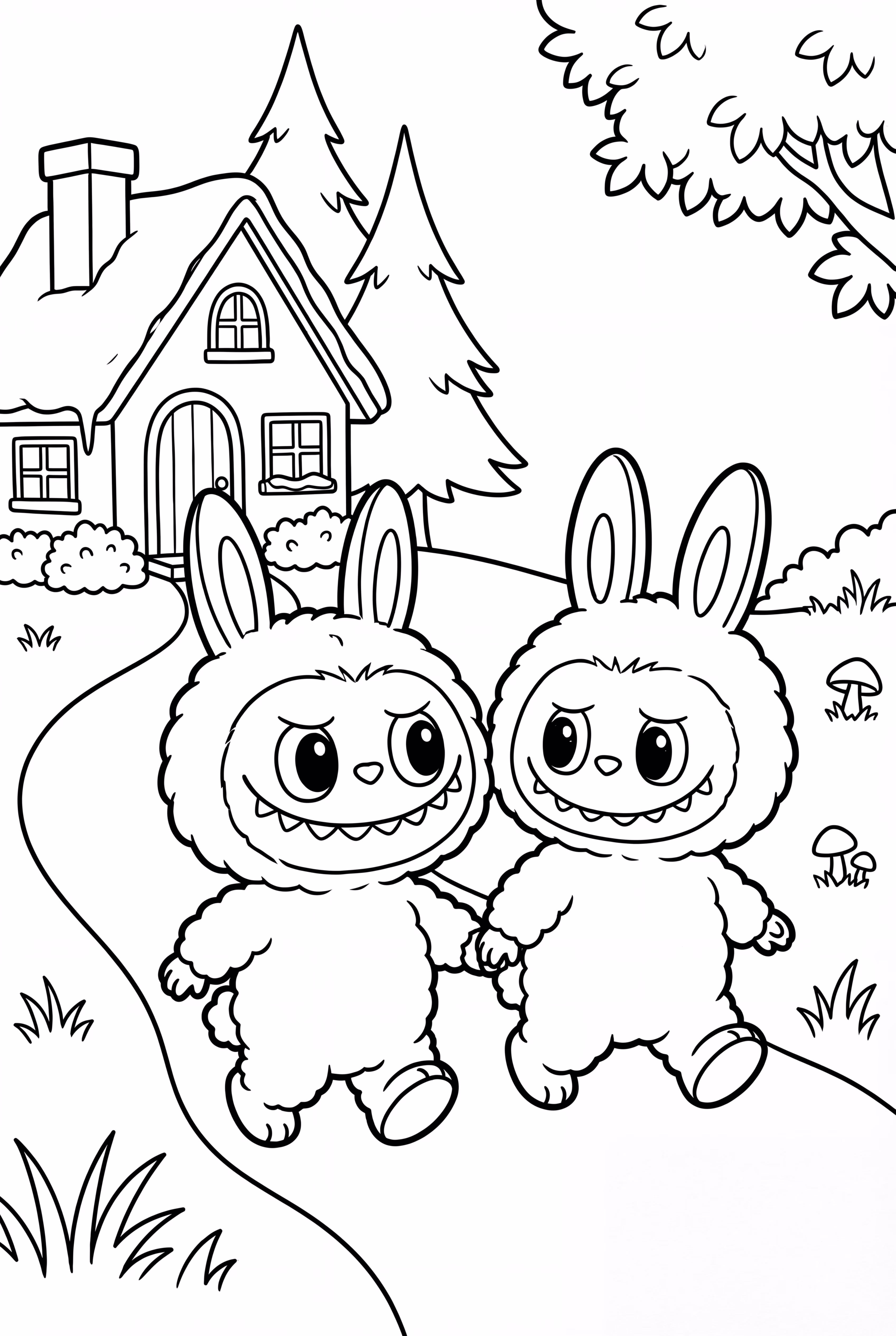 Labubu Goes Home Together