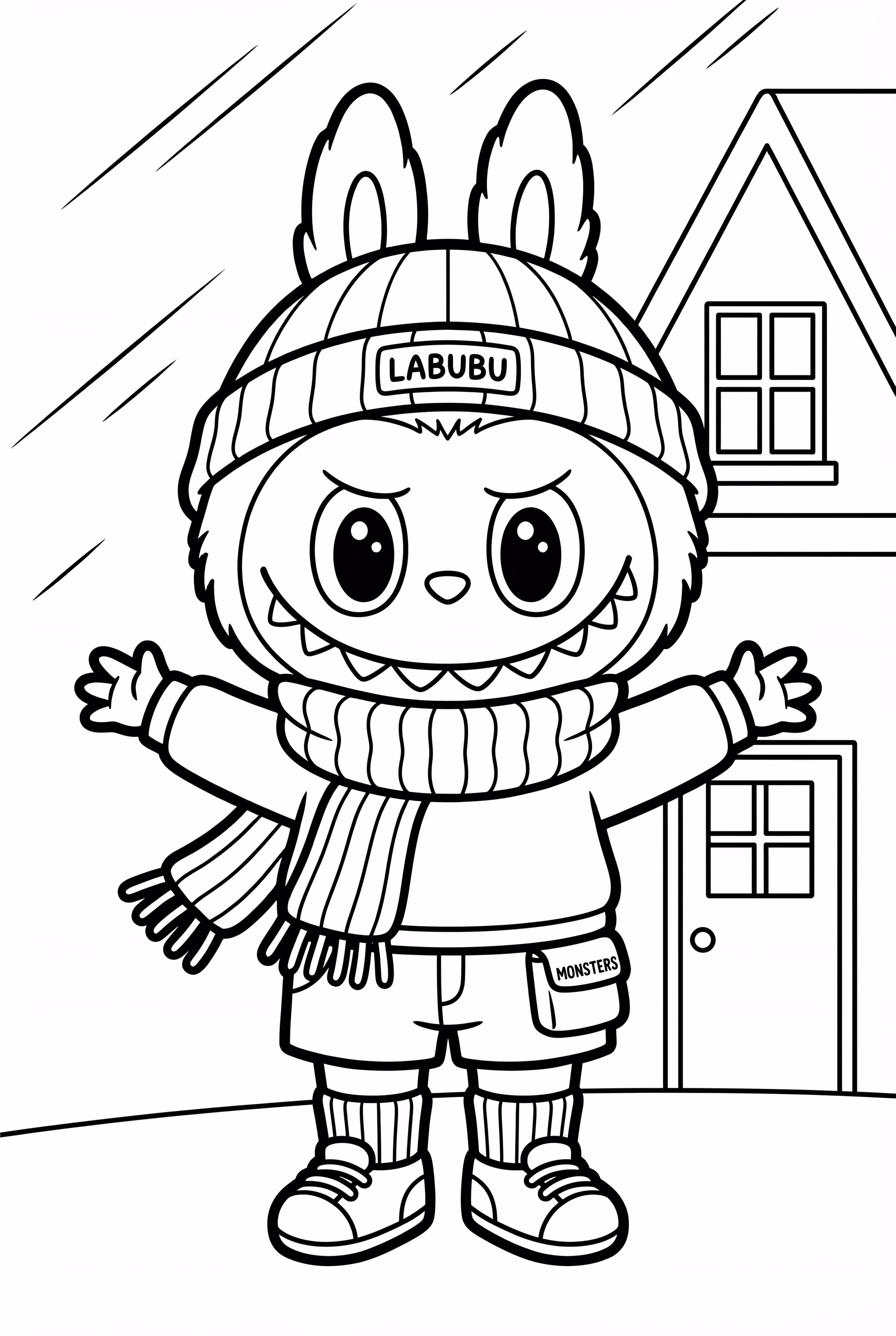 Labubu in a Scarf