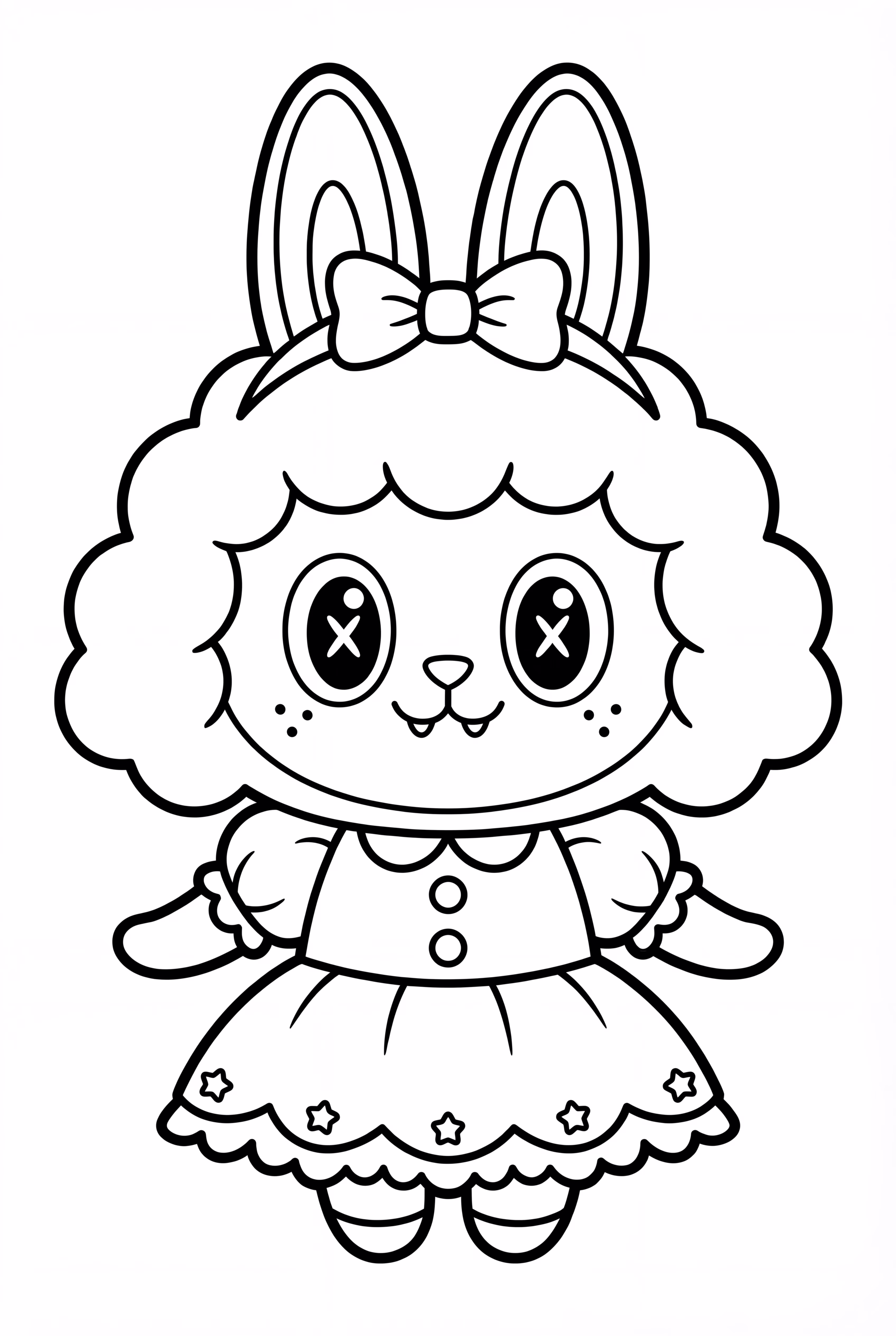 Labubu em Traje de Princesa