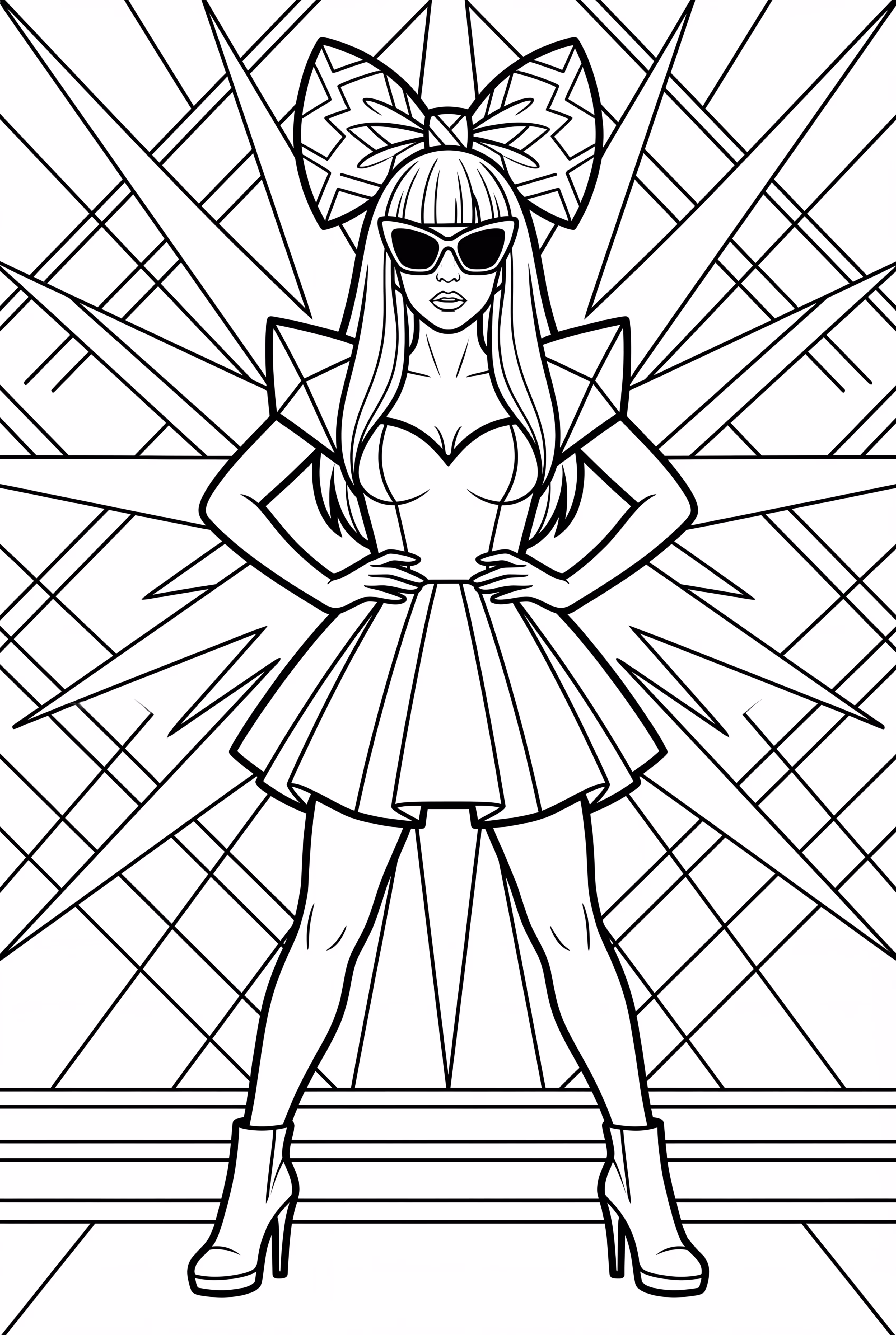 Lady Gaga在她的《Bad Romance》MV中