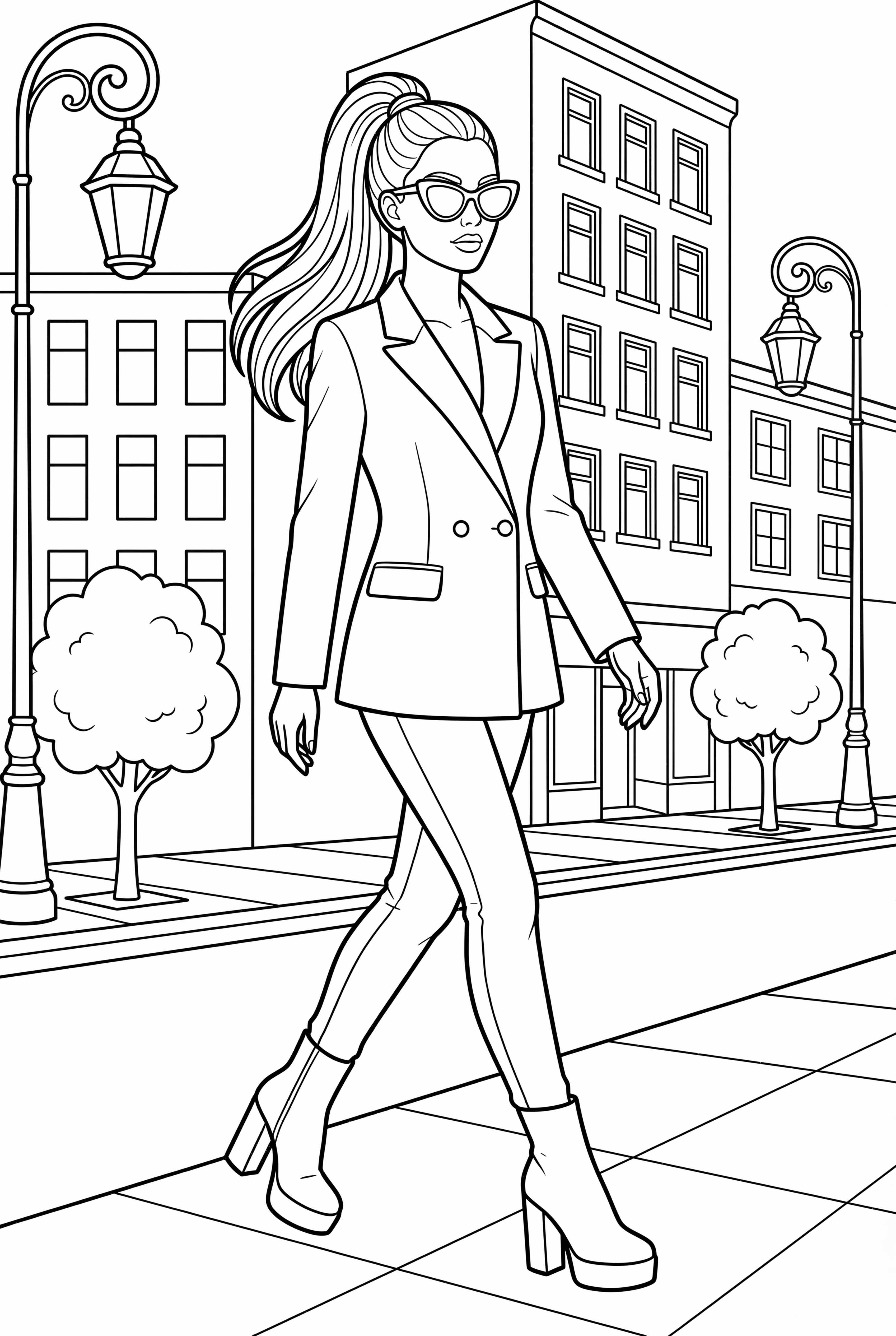 Lady Gaga 走在纽约市