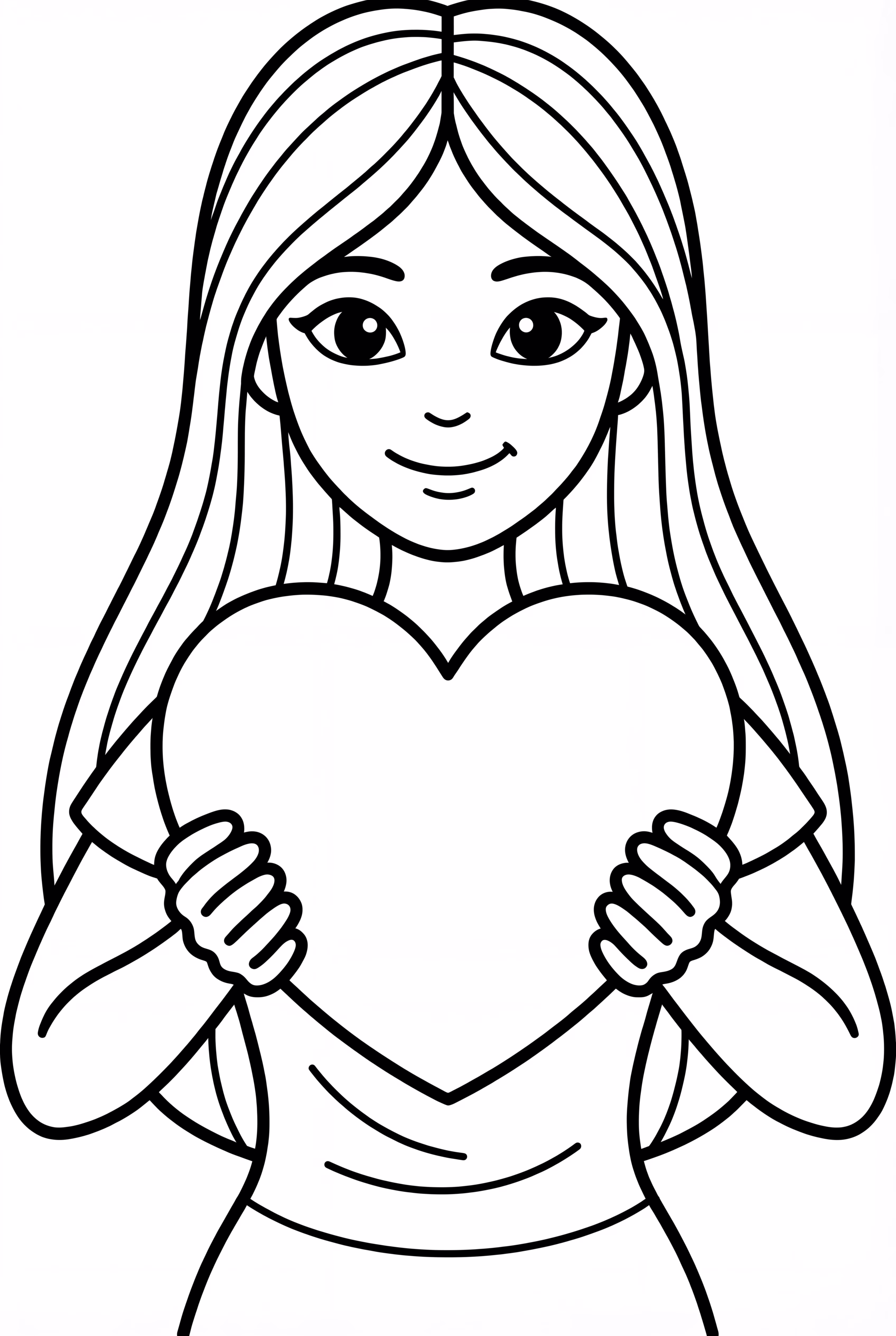 带着大大的爱心的Lady Gaga