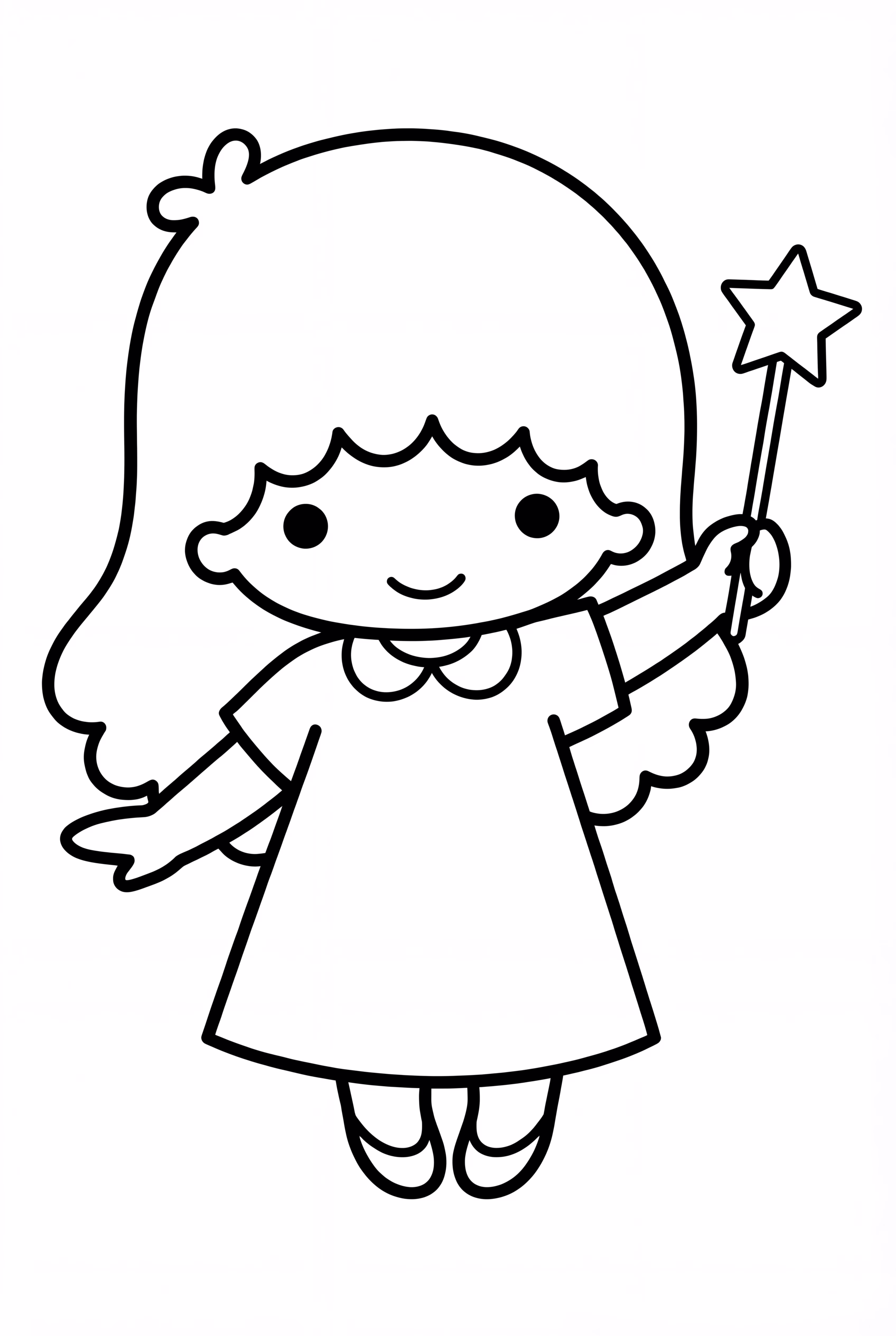 Lala de Little Twin Stars con su Varita