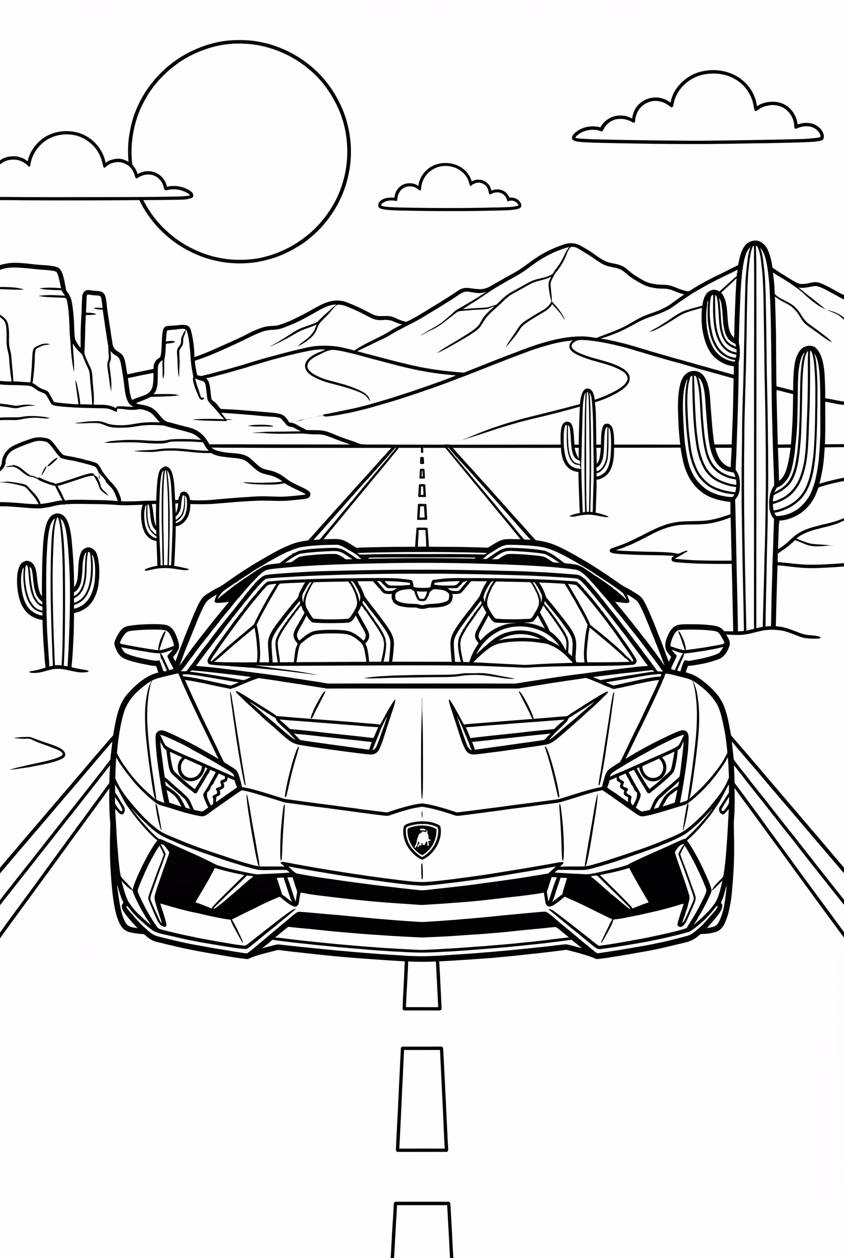 Lamborghini Desert Road