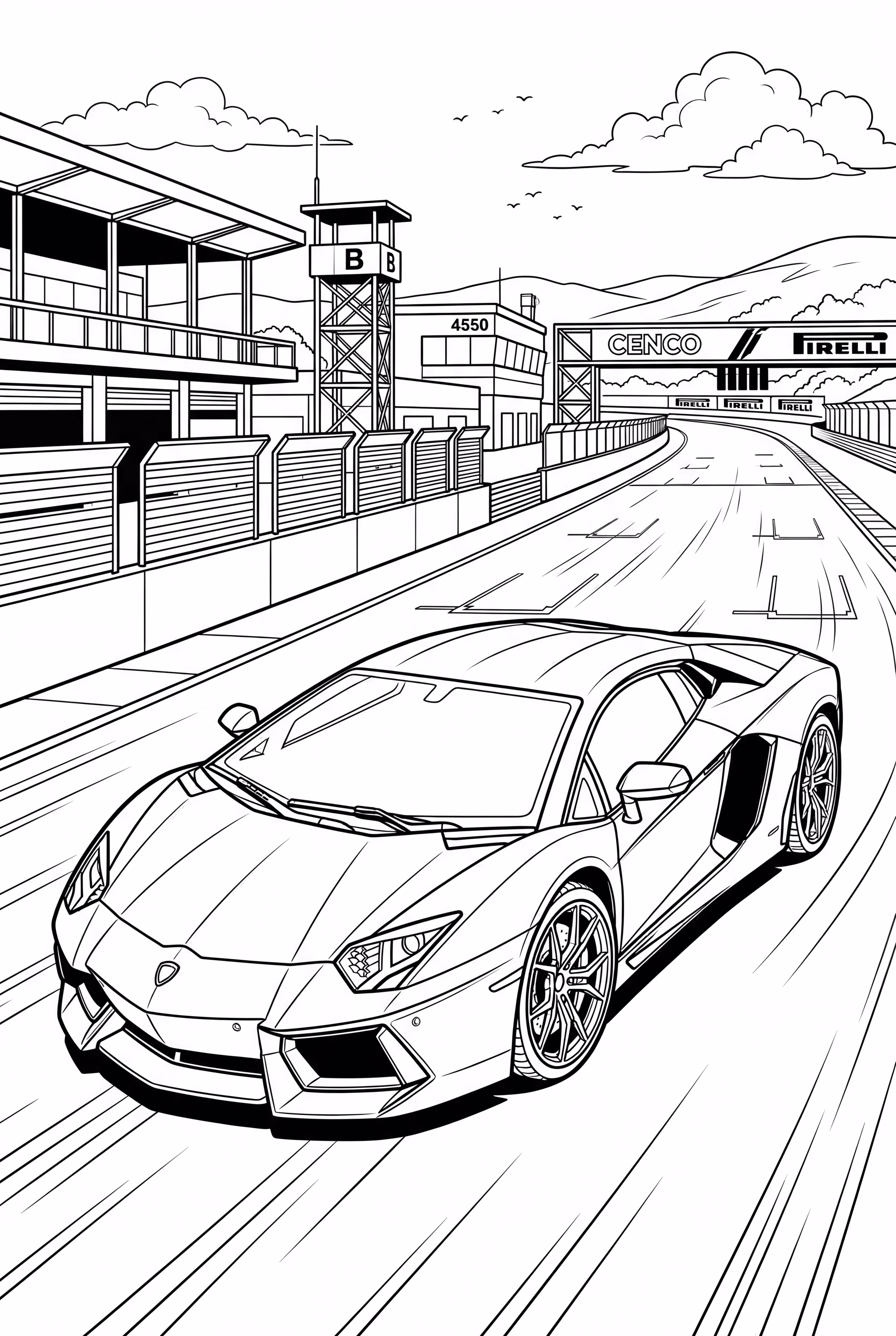 Piste de Course Lamborghini