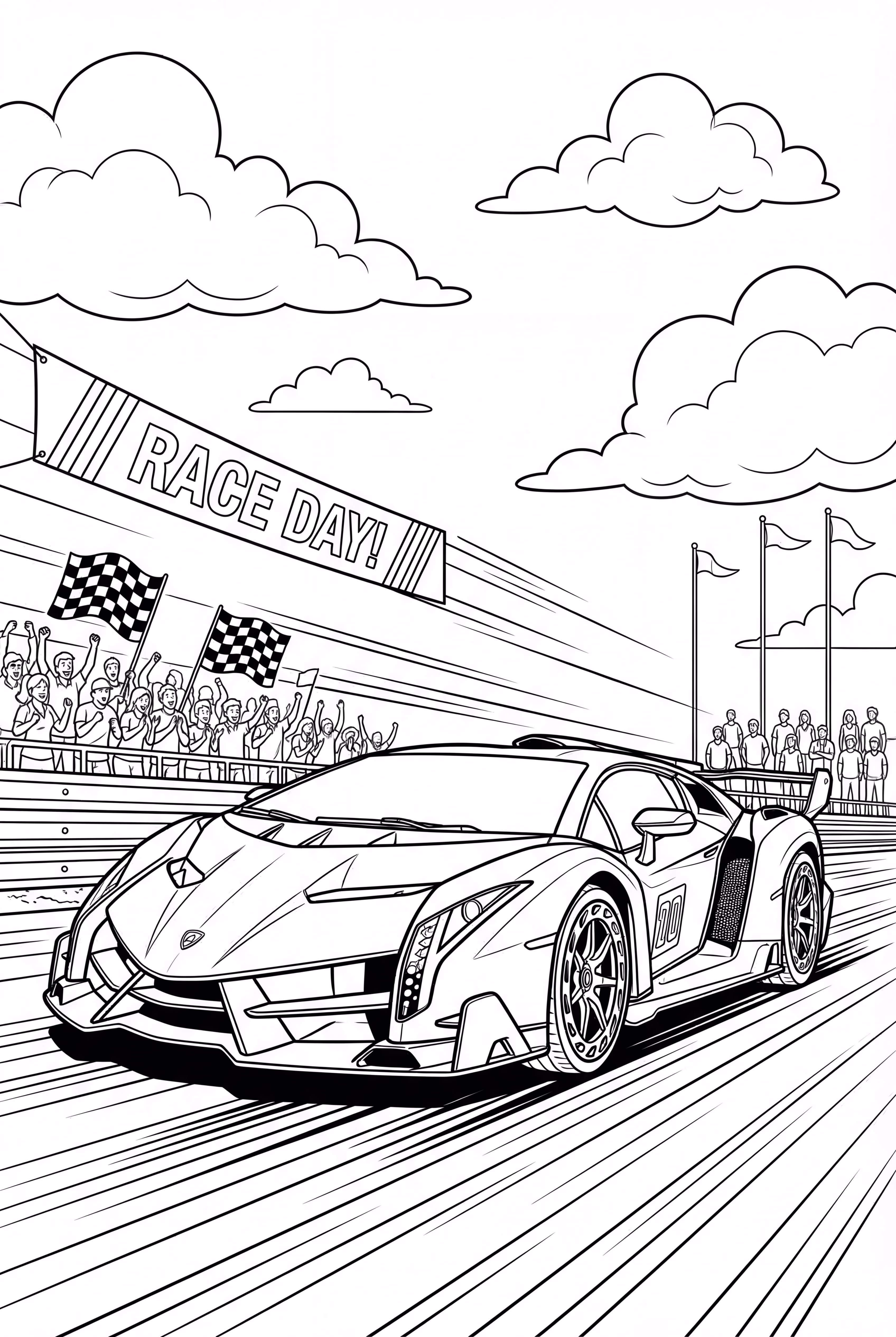 Escena de carreras del Lamborghini Veneno-2