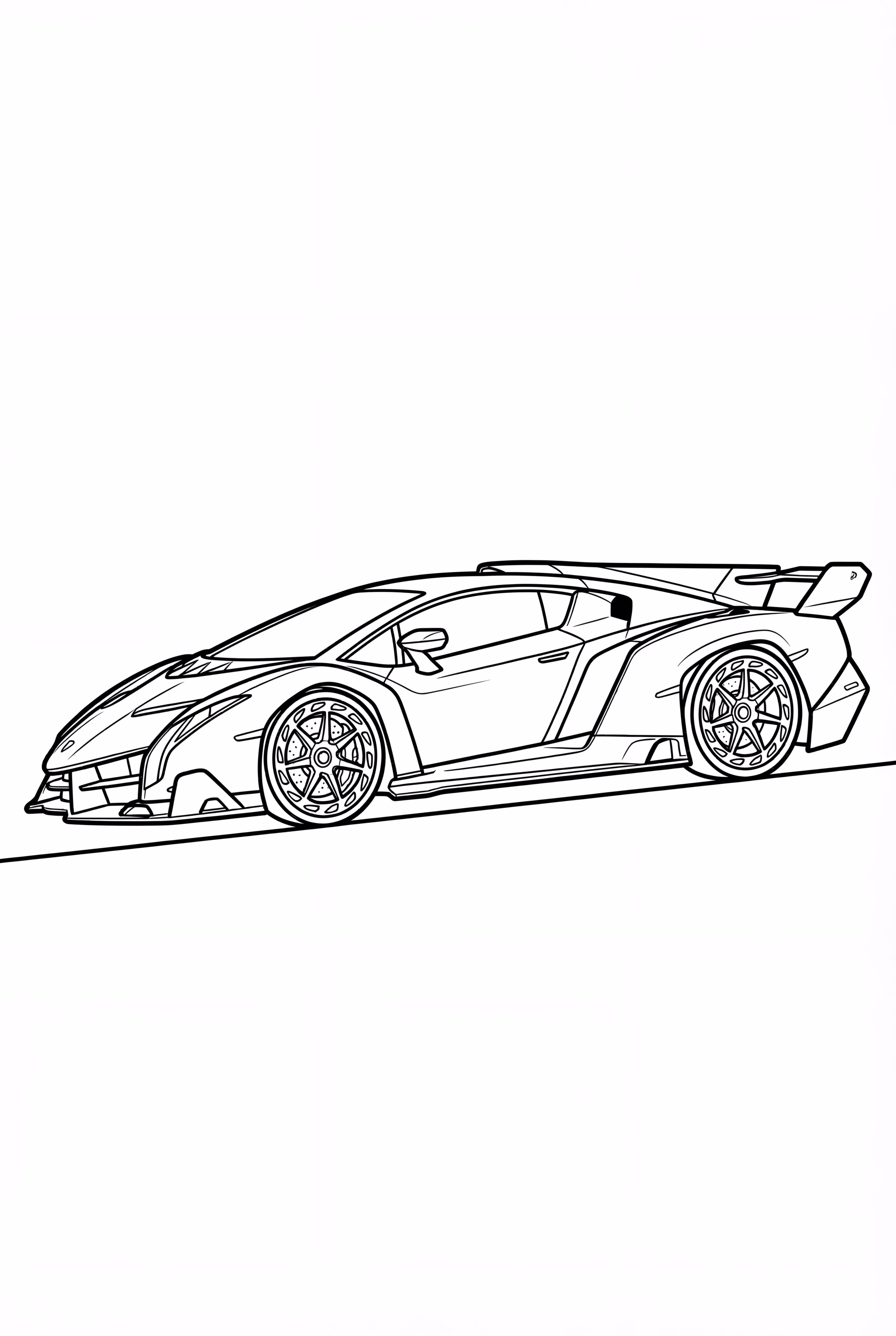 Lamborghini Veneno Side Profile