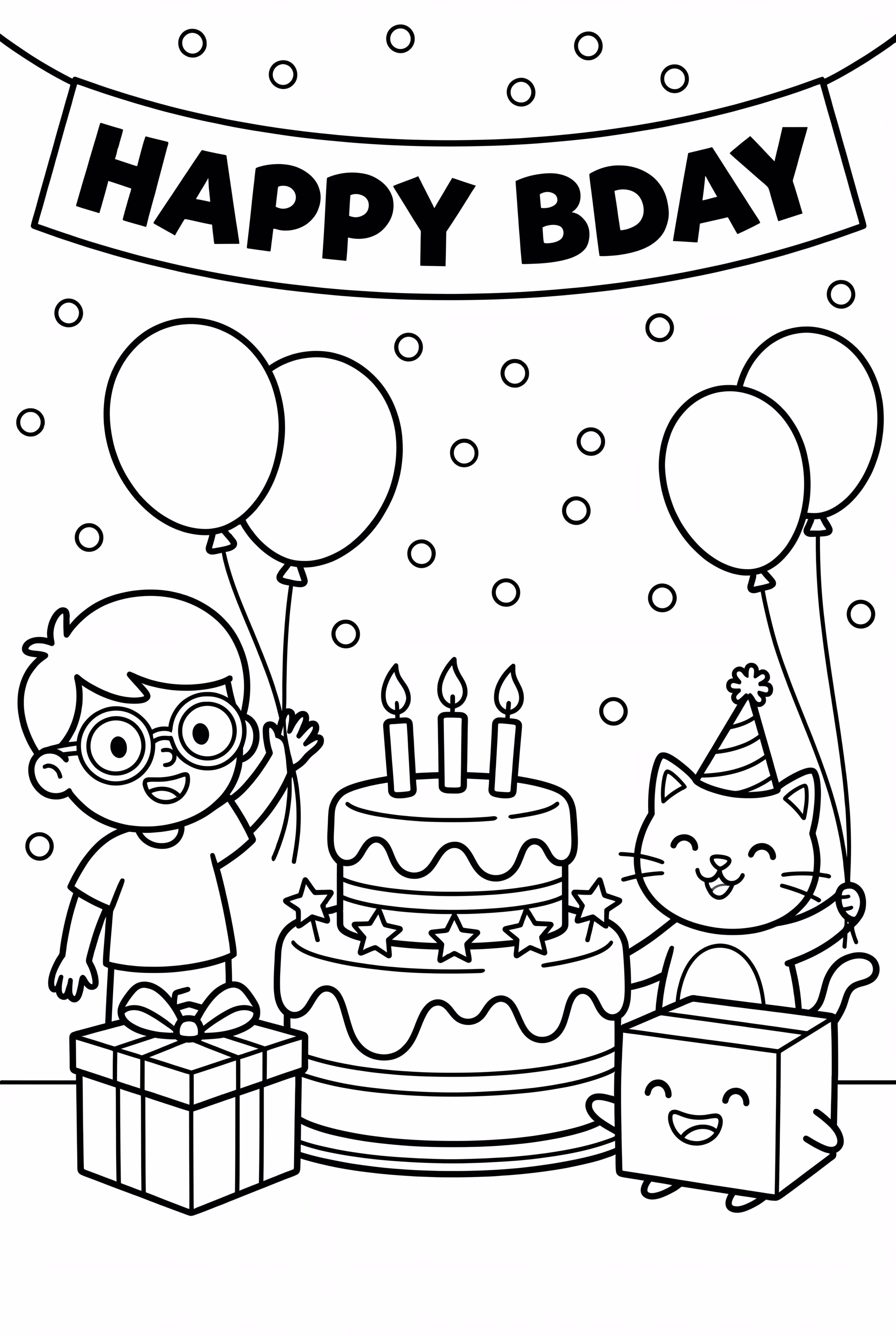 Lankybox Birthday Party Celebration