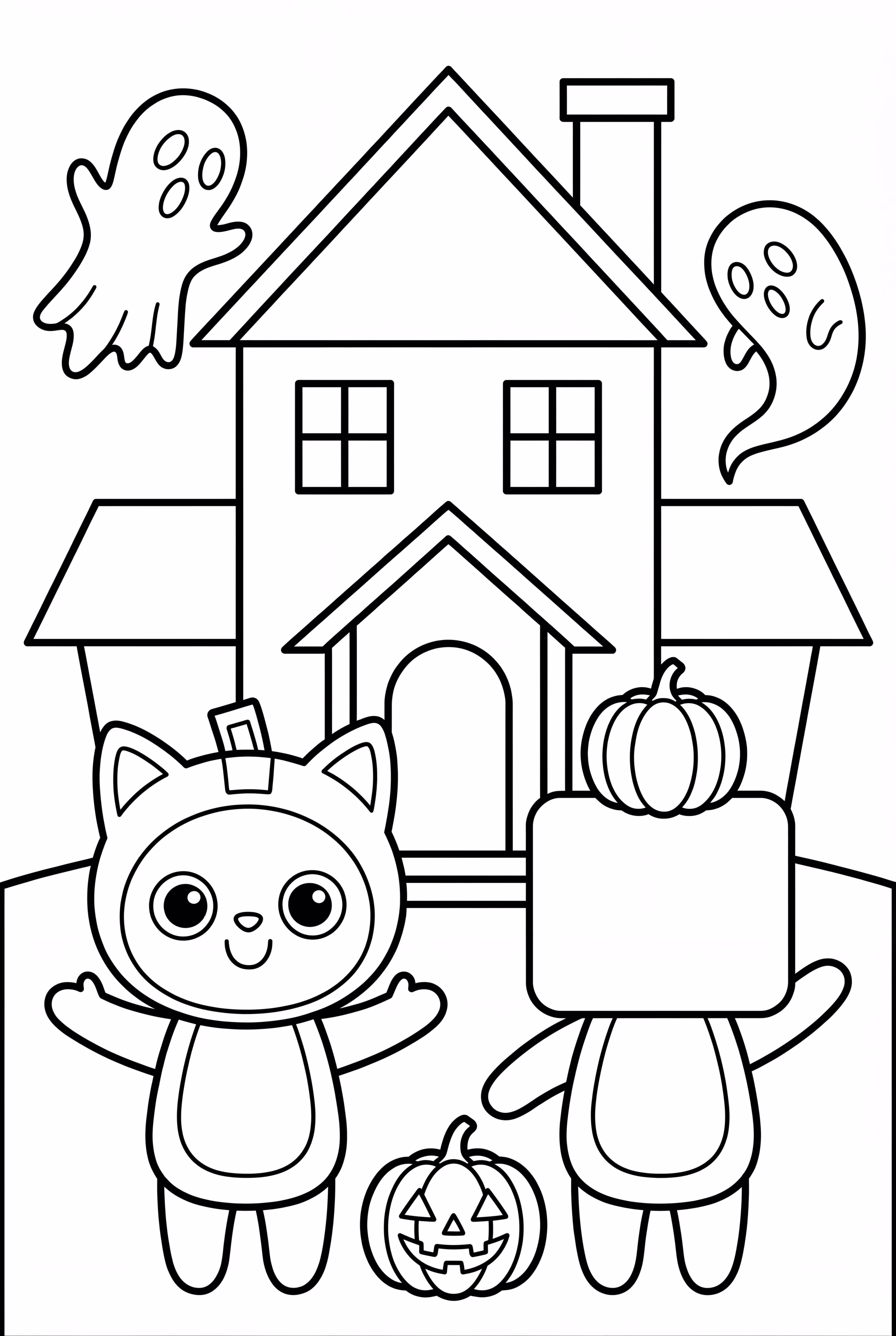 Lankybox 캐릭터의 유령 저택