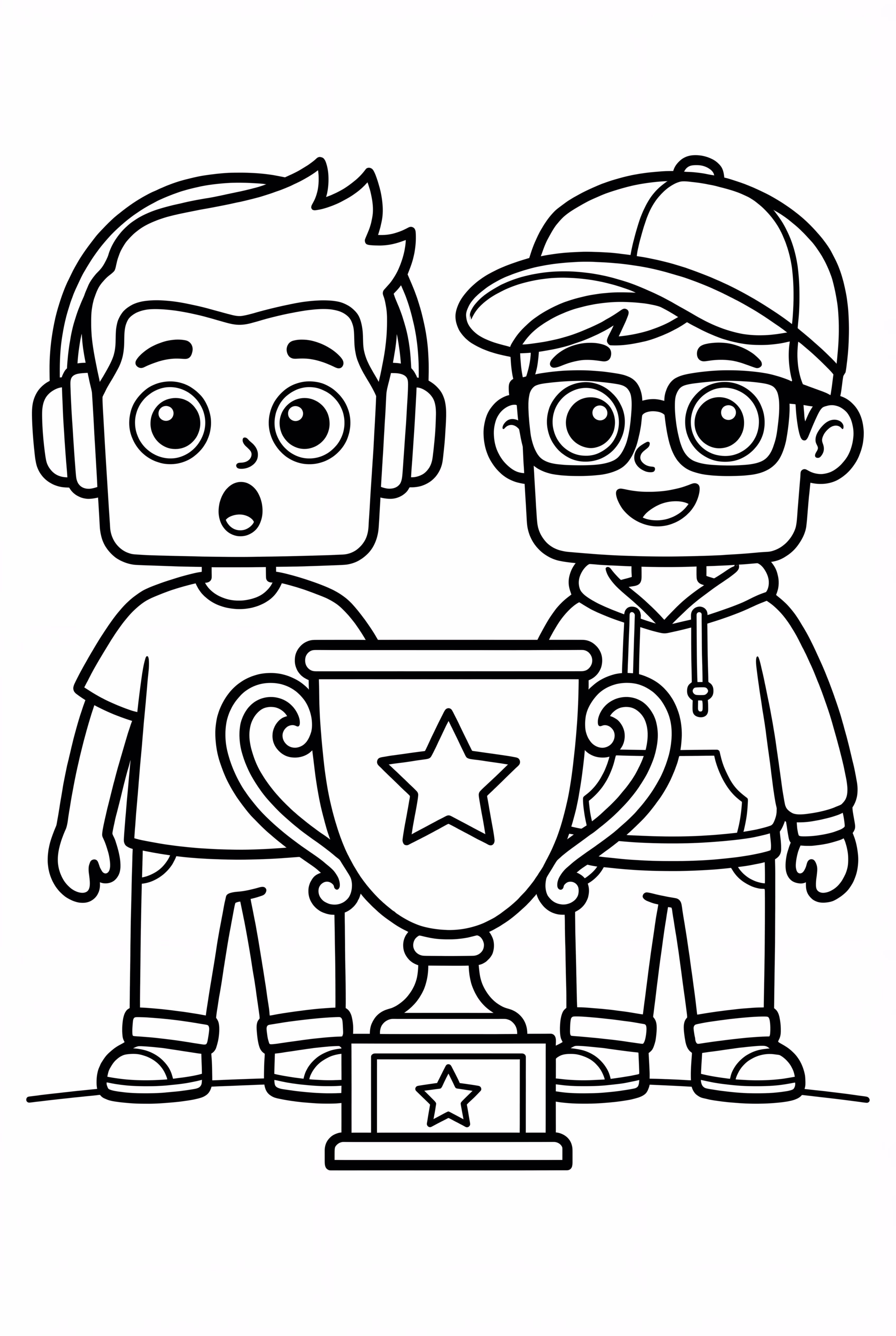 Lankybox Finding Golden Trophy