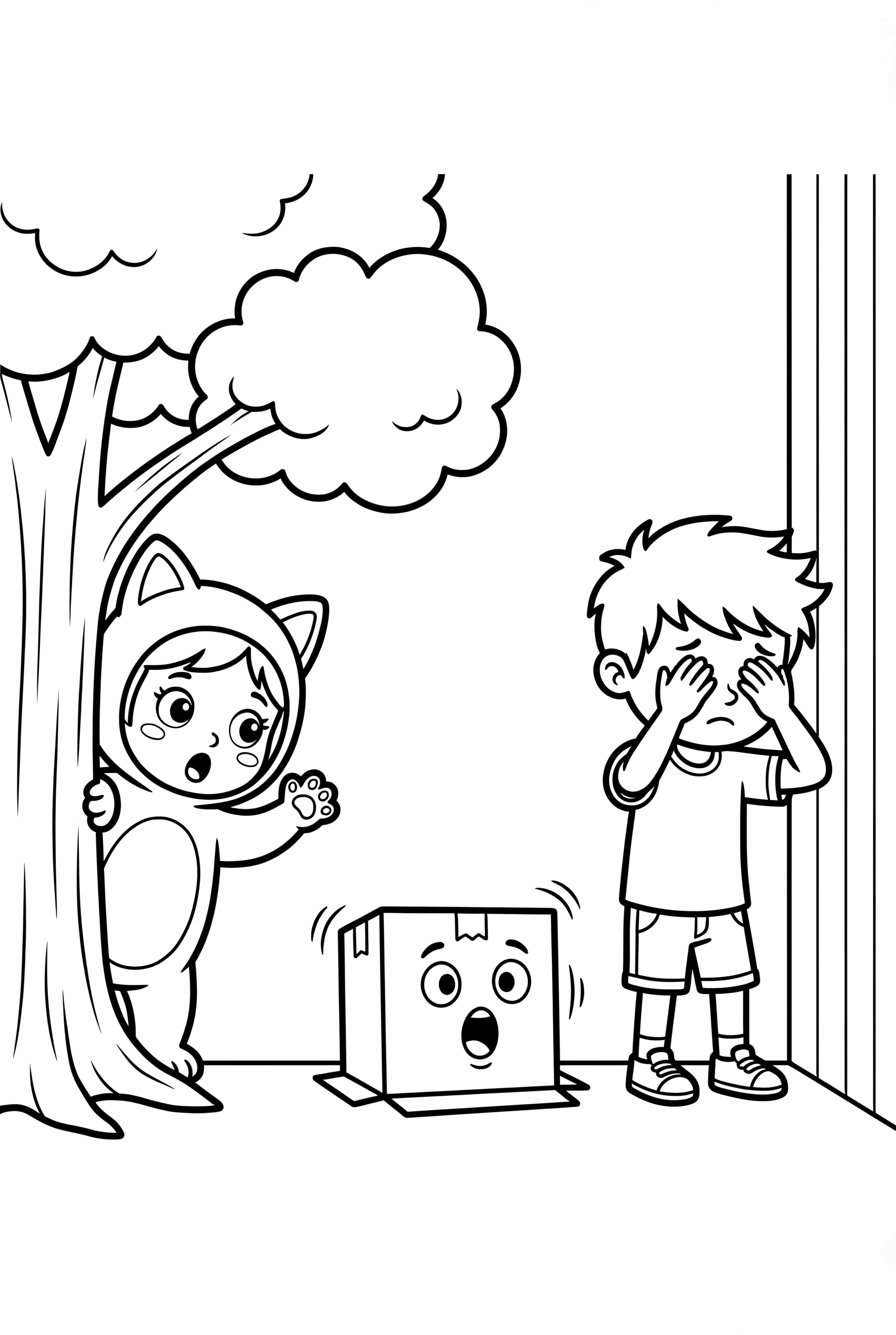 랭키박스 친구들 술래잡기 놀이