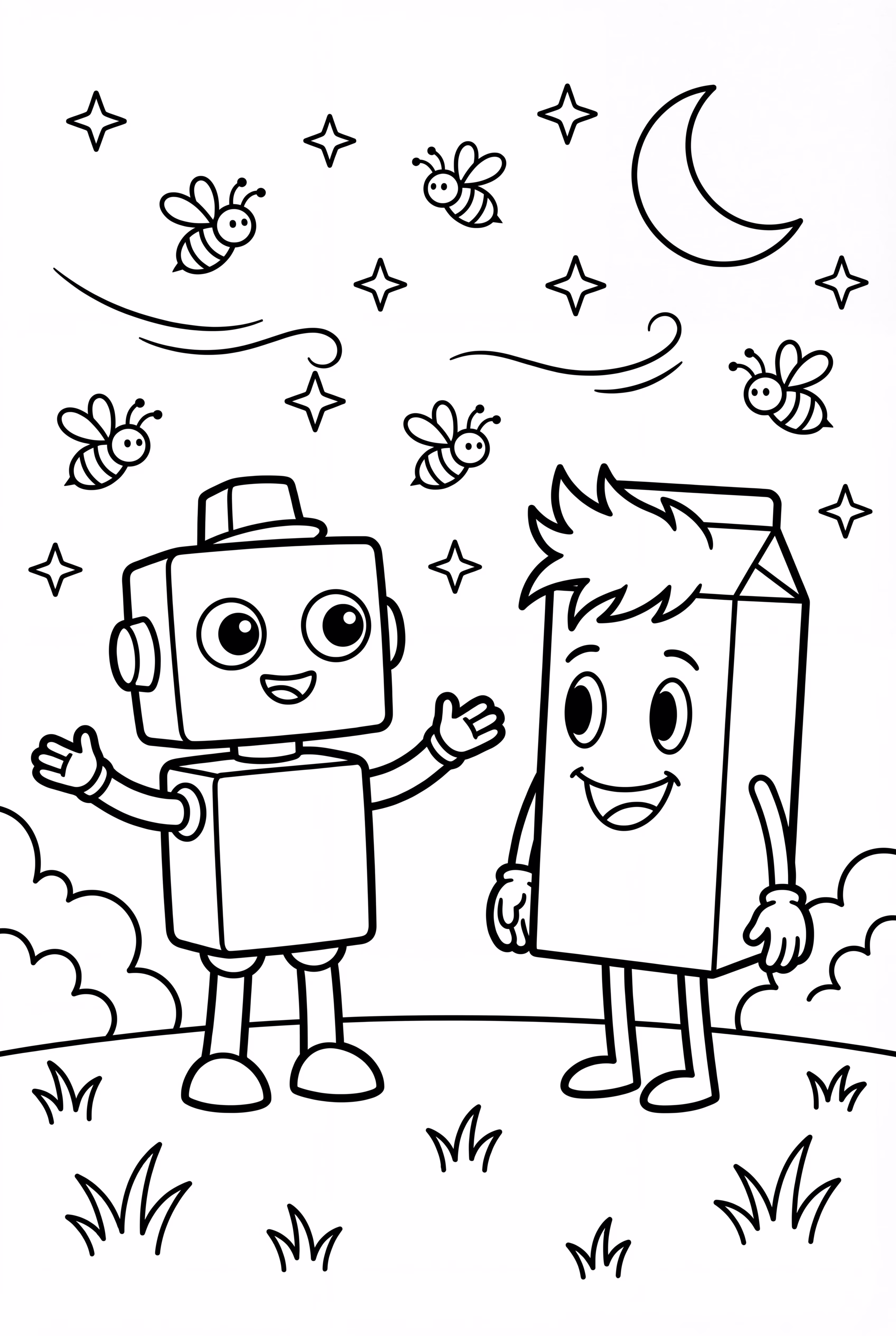 Lankybox Guiding Firefly Friends