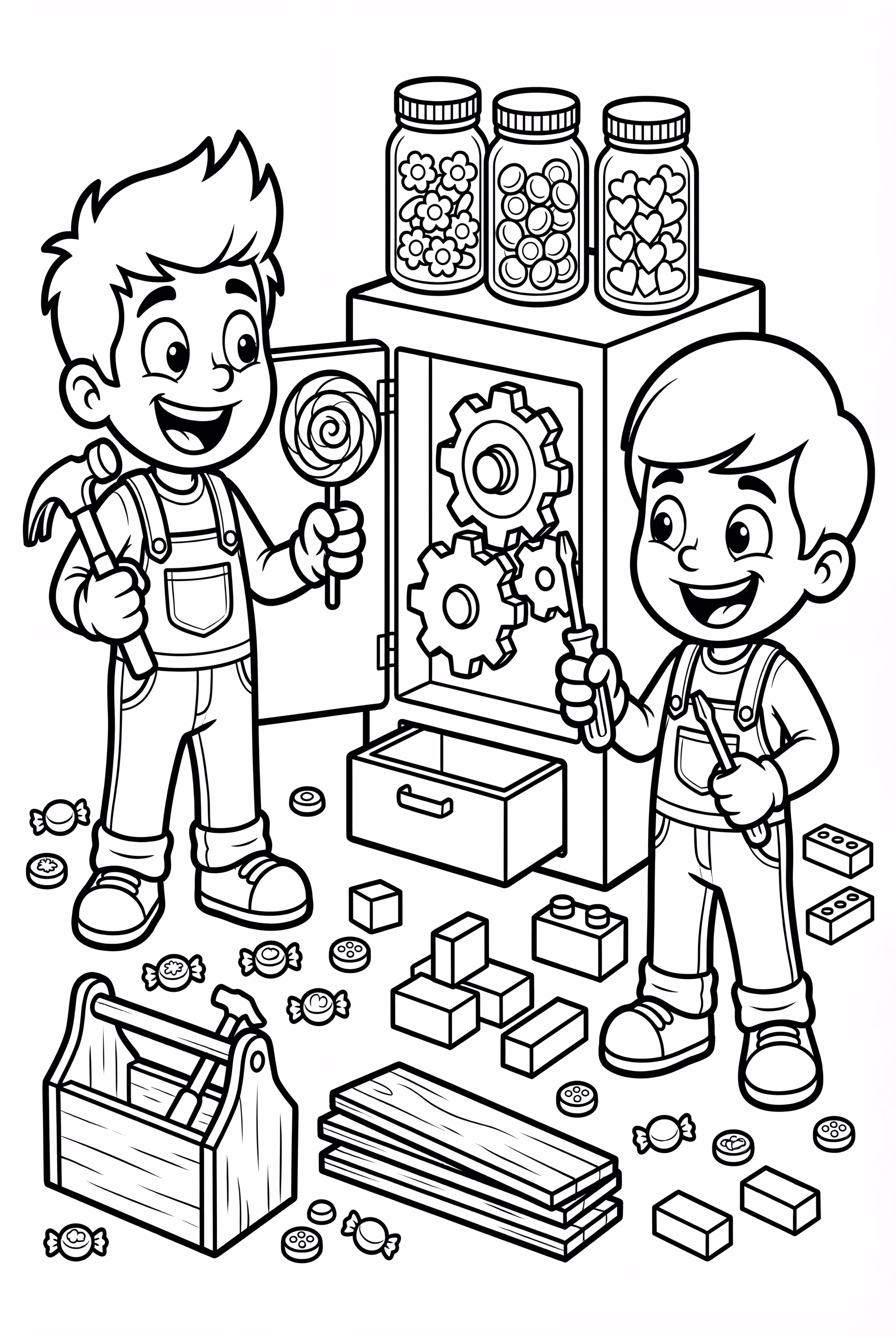 Lankybox Rebuilding Candy Factory