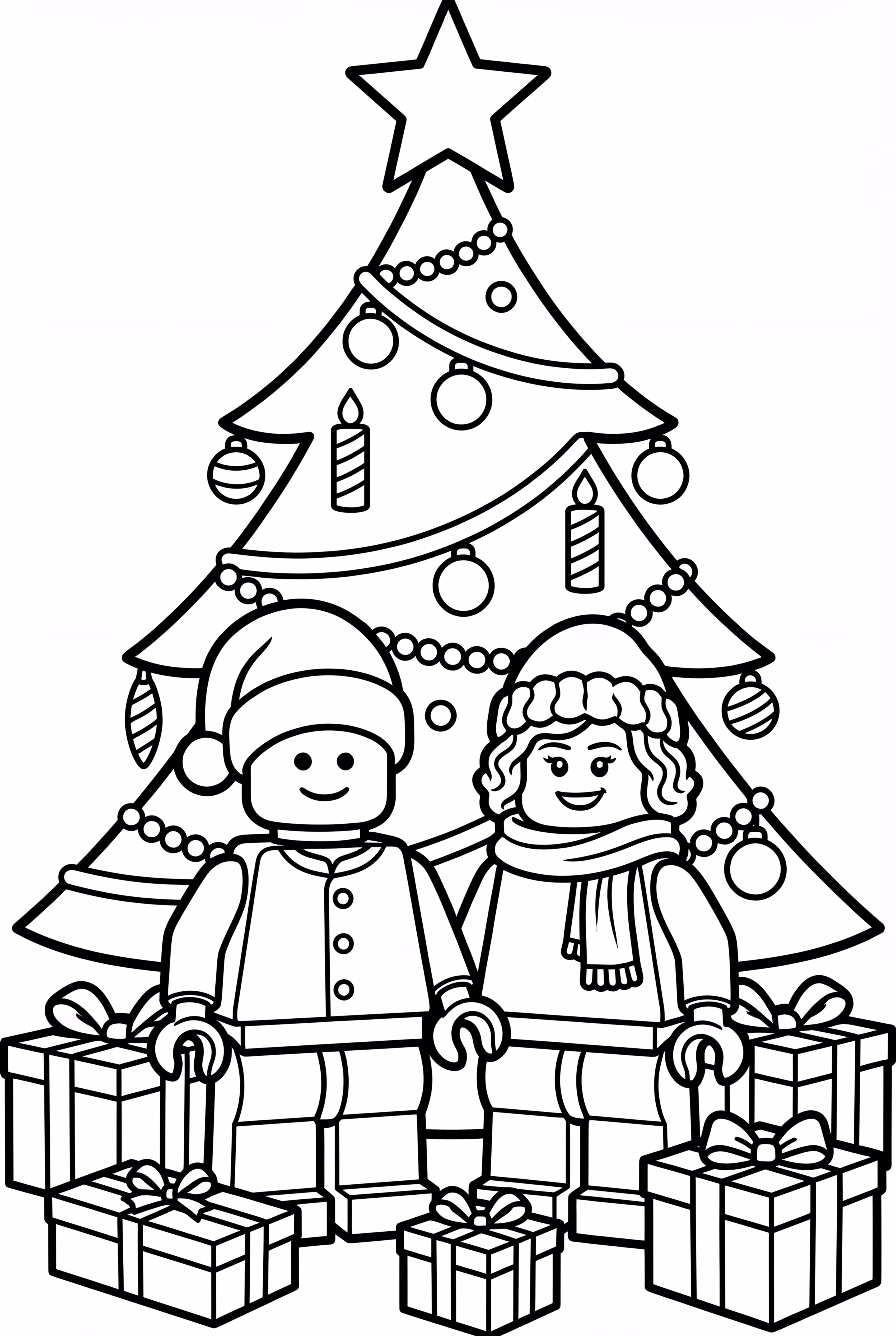 乐高圣诞树与小人仔