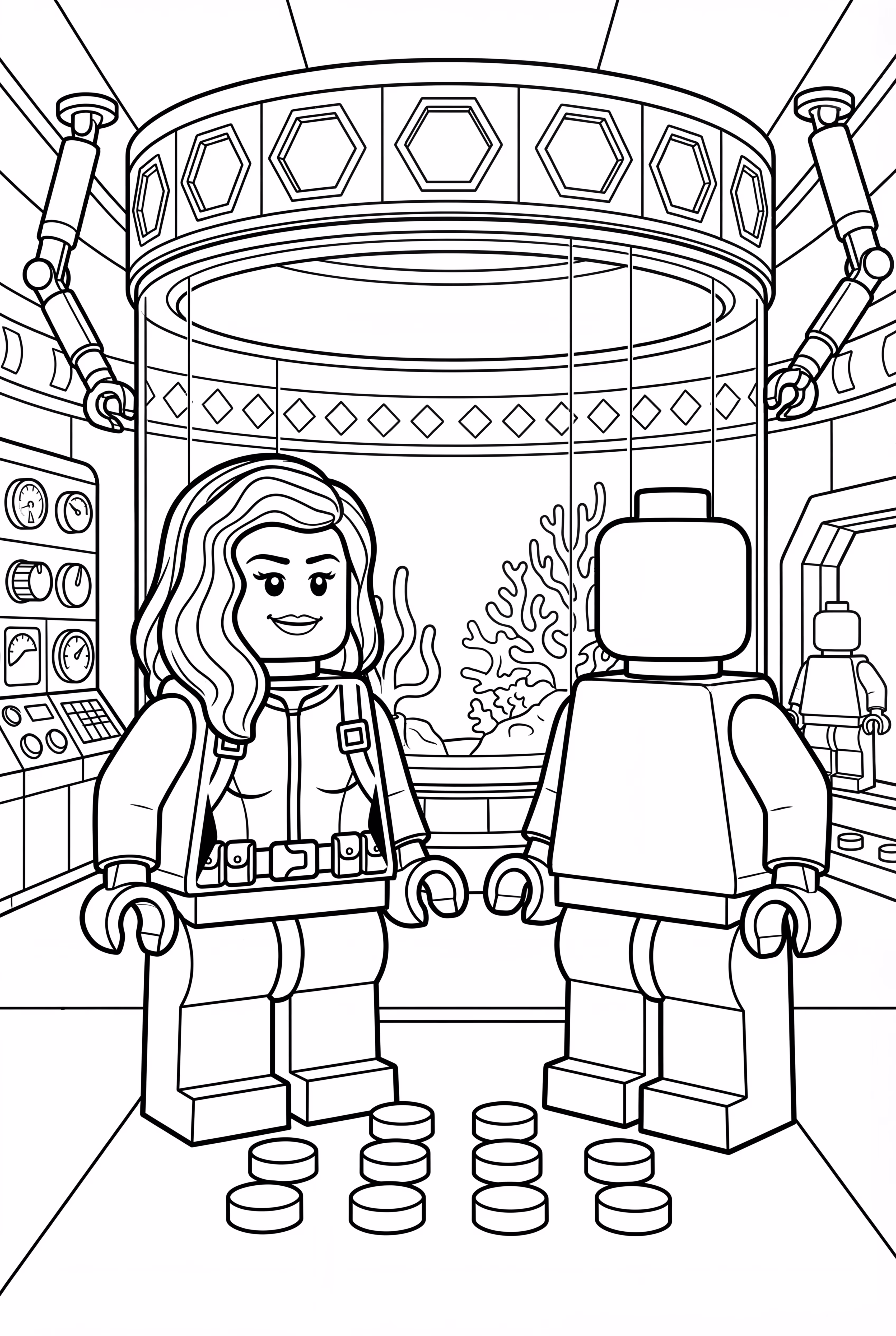 Lego Deep Sea Exploration with Submarine