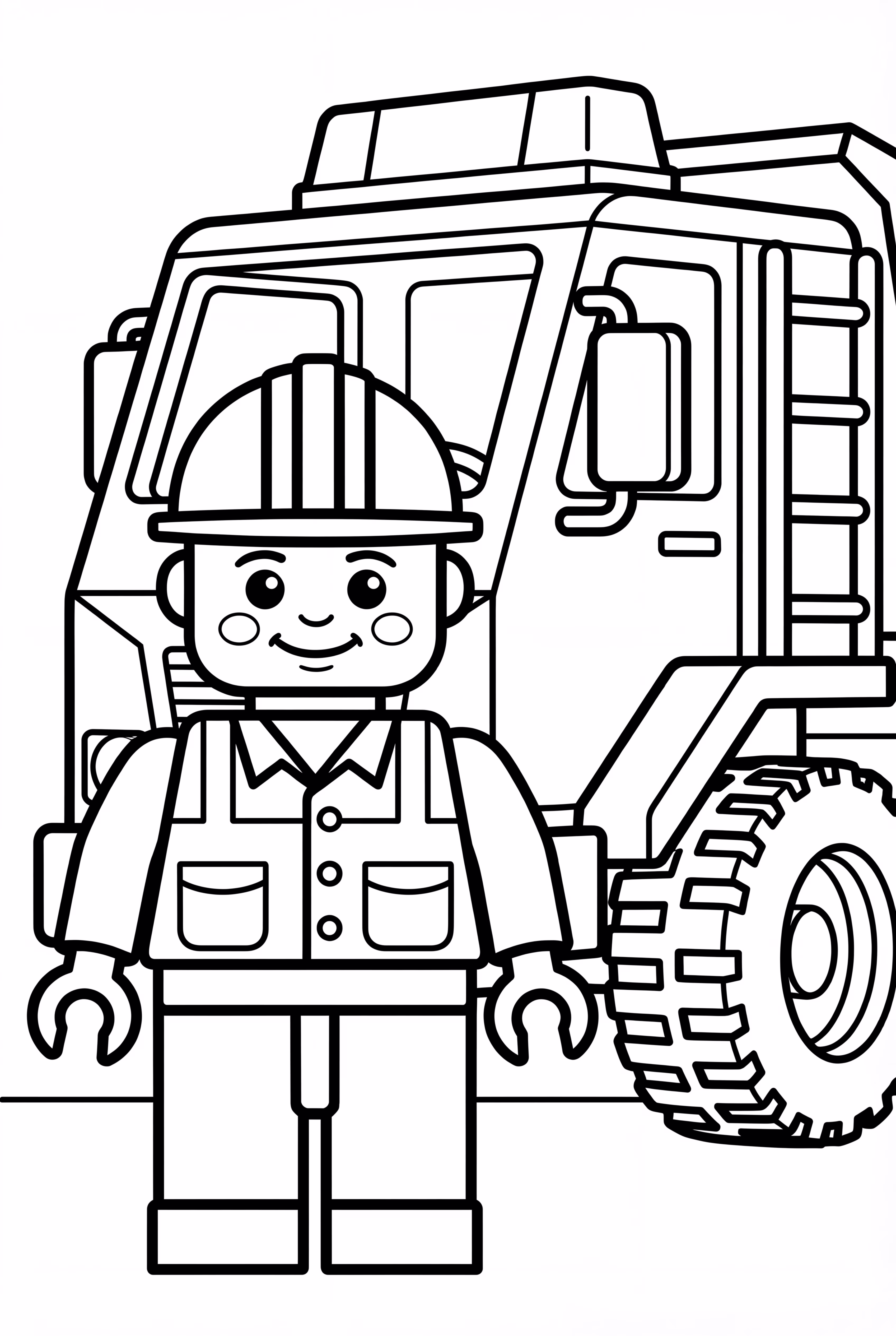 Lego Duplo Construction Site with Vehicles