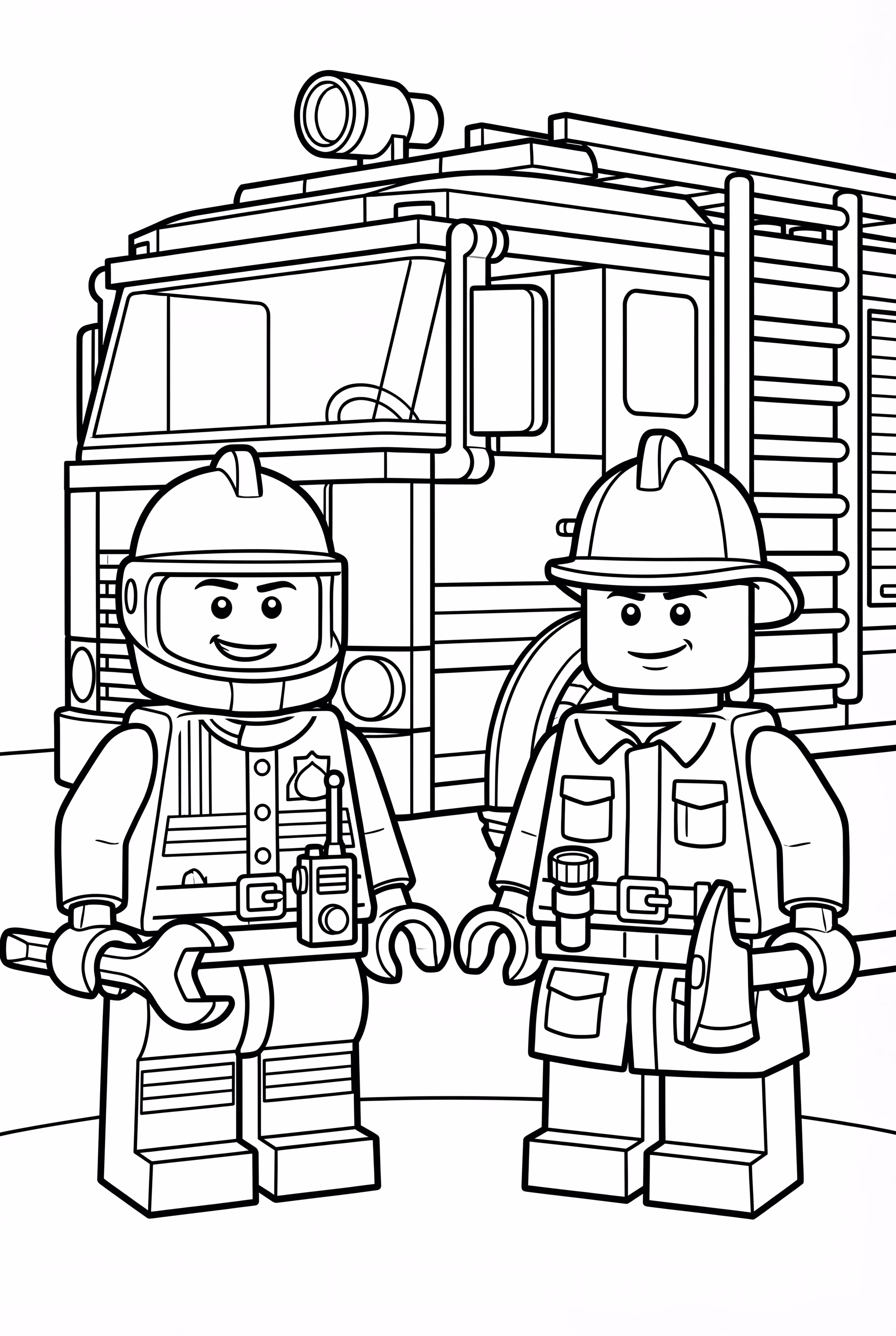 乐高消防站紧急救援