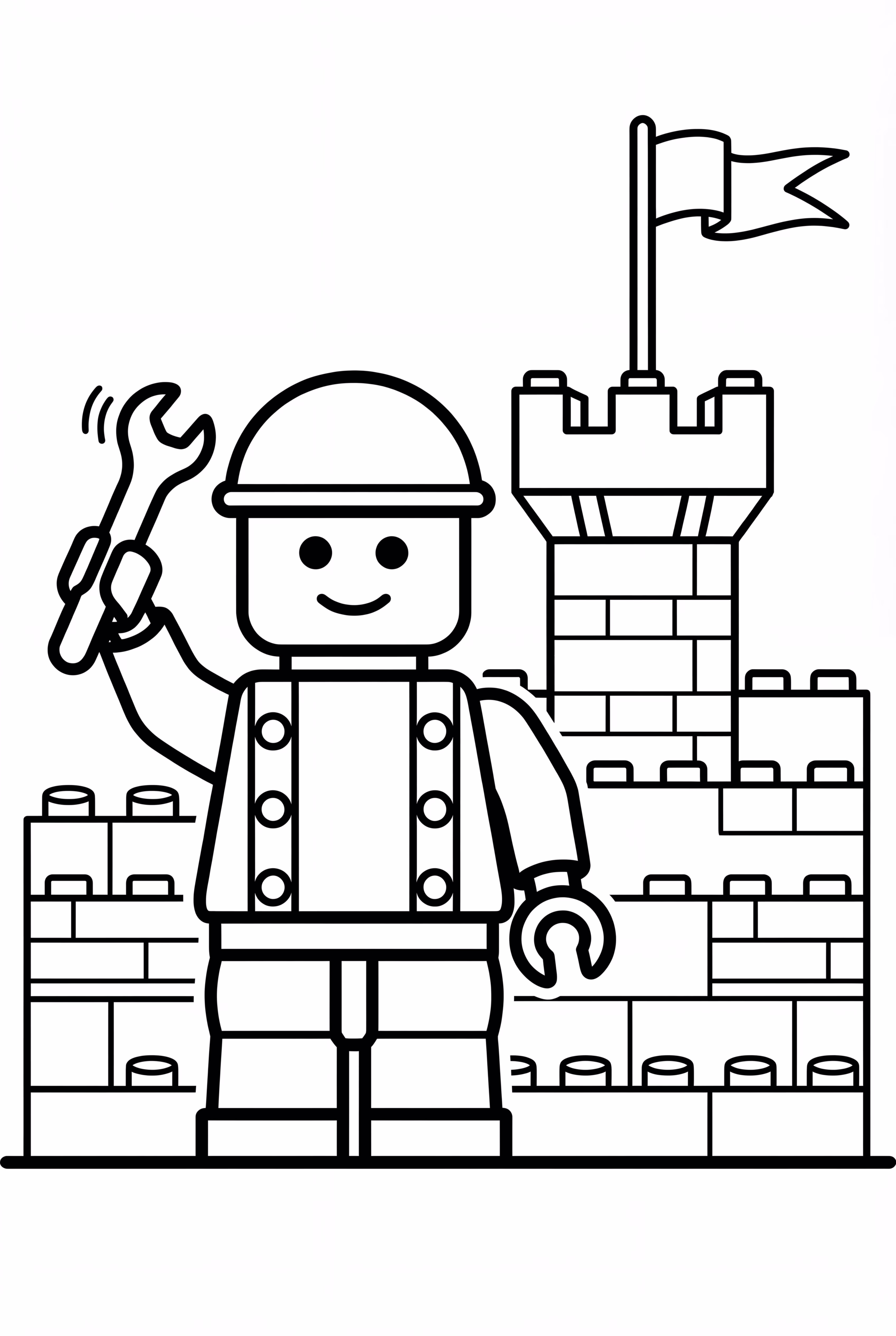 乐高堡垒之夜迷你人偶建造城堡