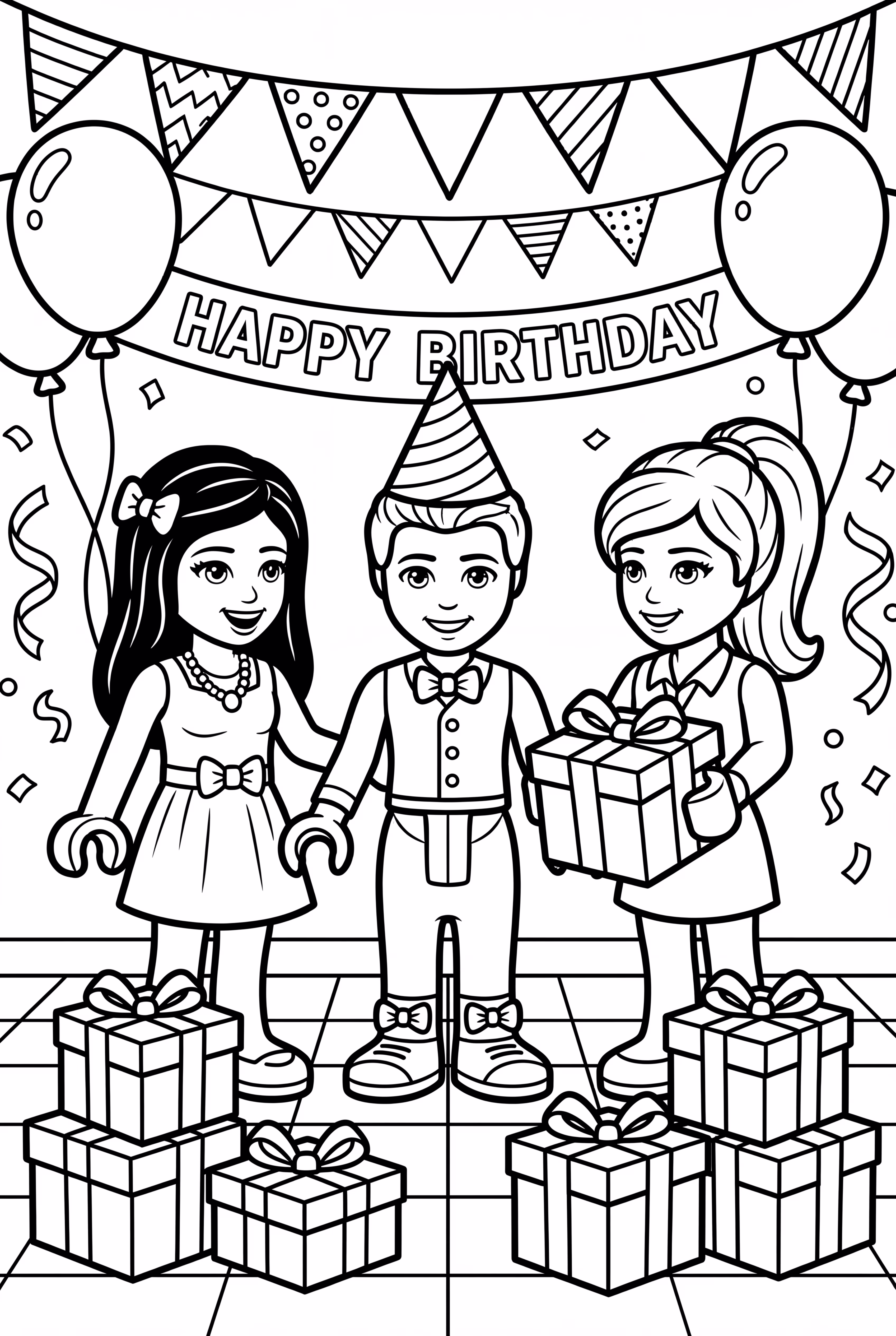 Lego Friends Birthday Party Celebration-2